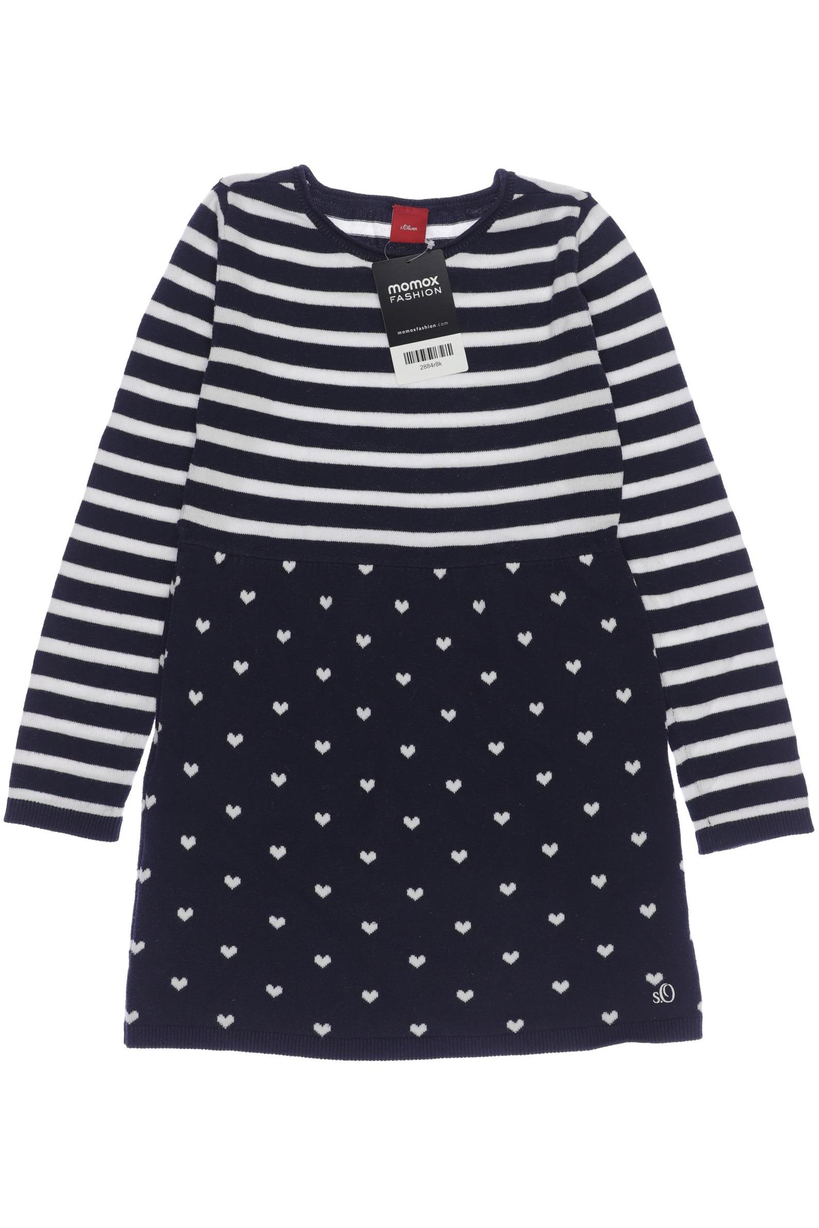 

s.Oliver Damen Kleid, marineblau, Gr. 128