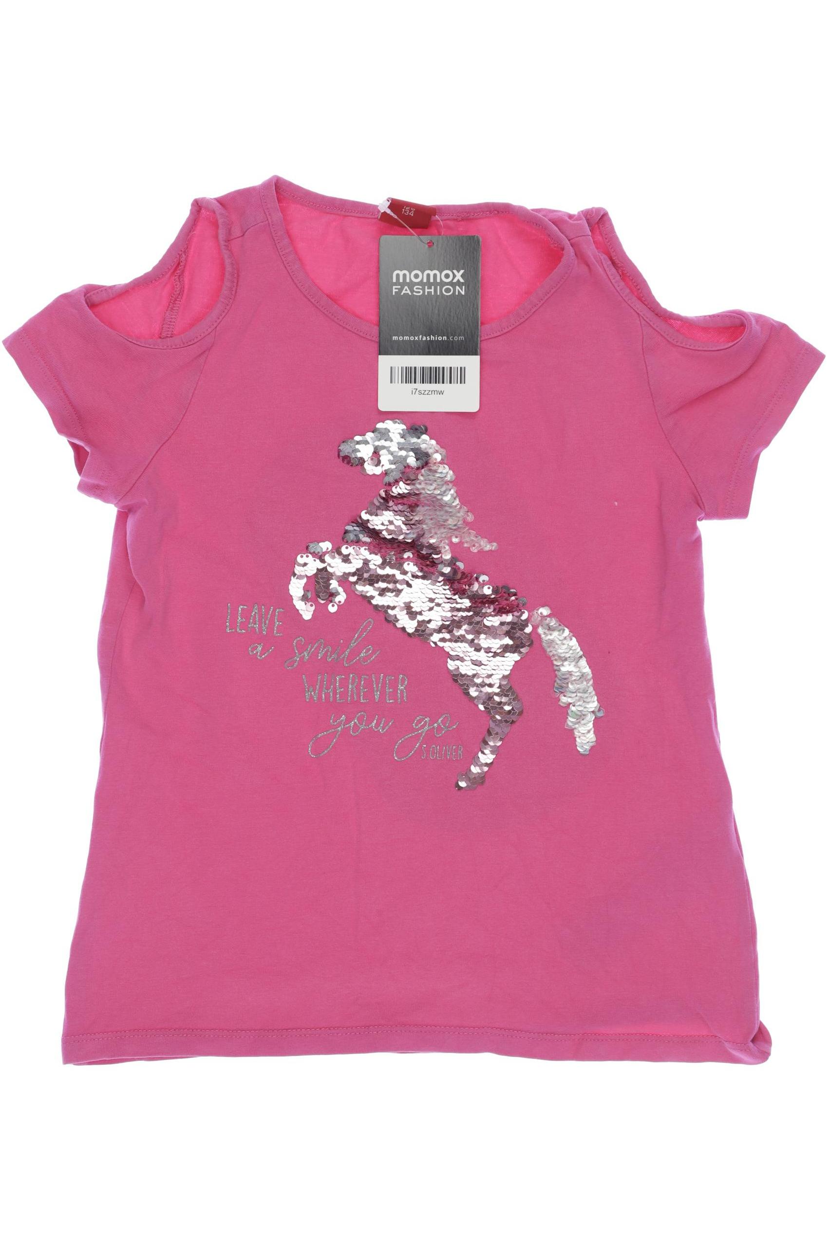

s.Oliver Damen T-Shirt, pink, Gr. 128