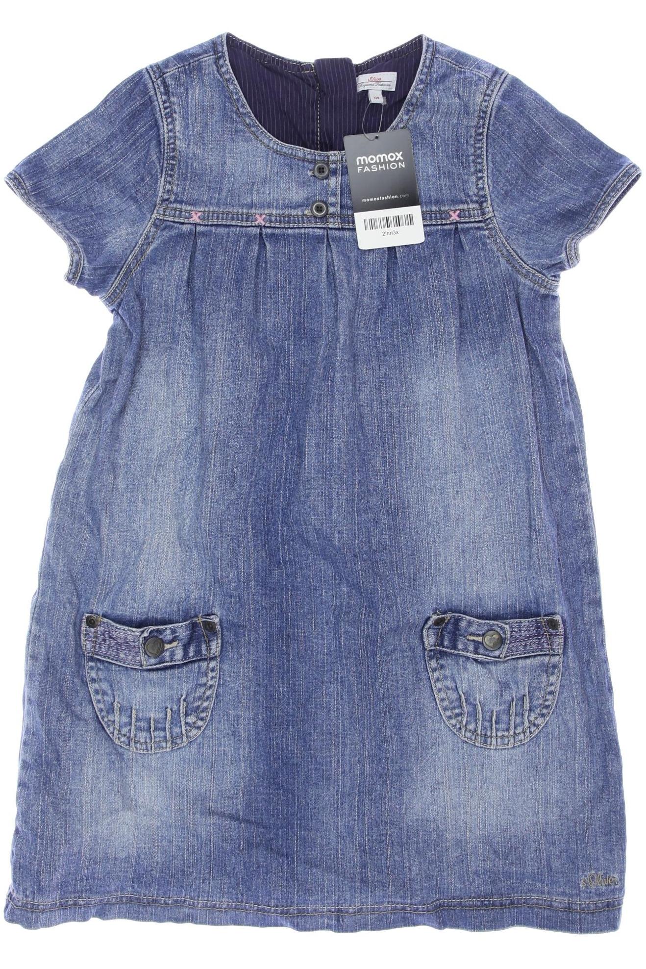 

s.Oliver Damen Kleid, blau, Gr. 128