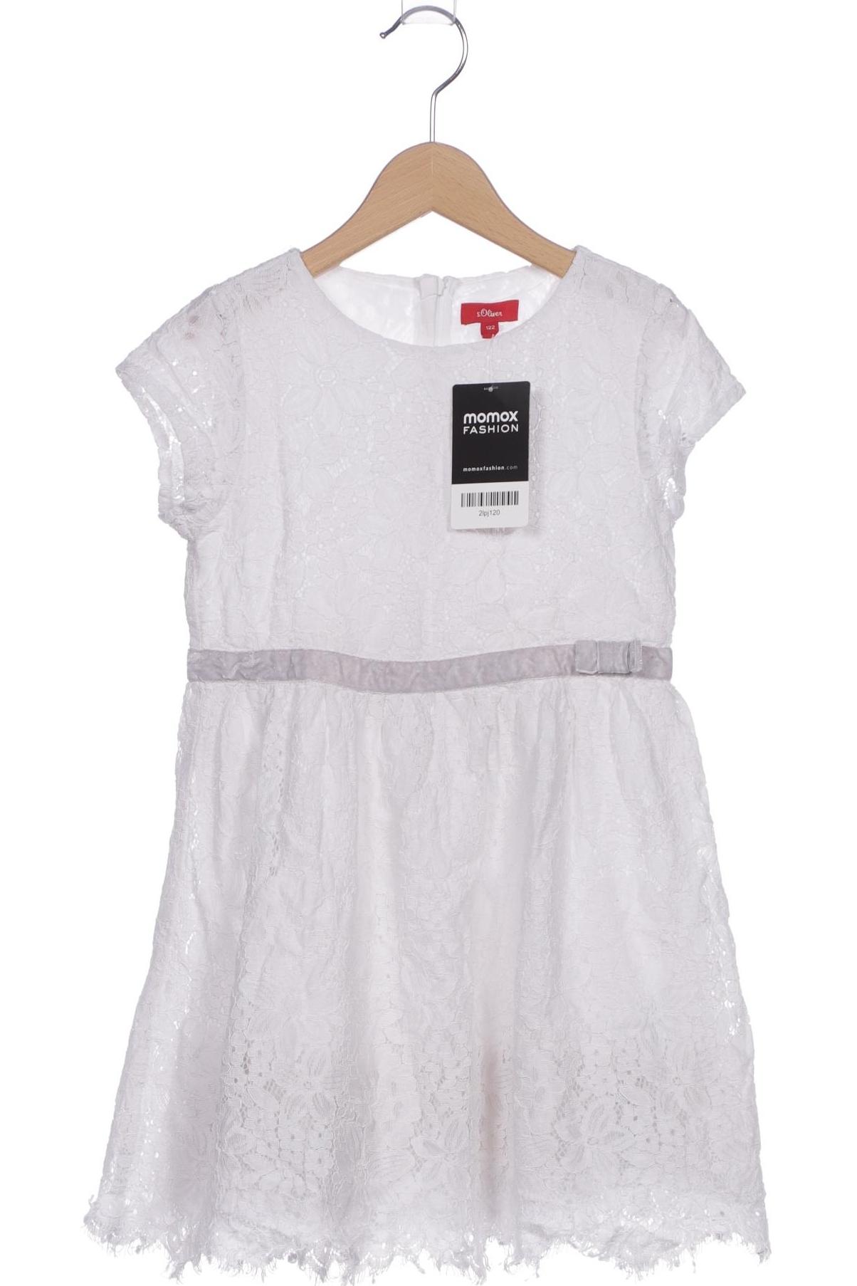 

s.Oliver Damen Kleid, weiß, Gr. 122