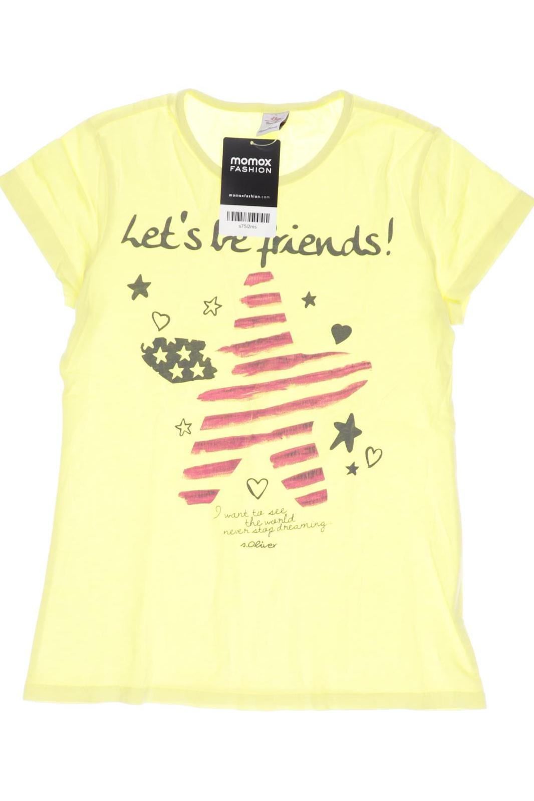 

s.Oliver Damen T-Shirt, gelb, Gr. 152