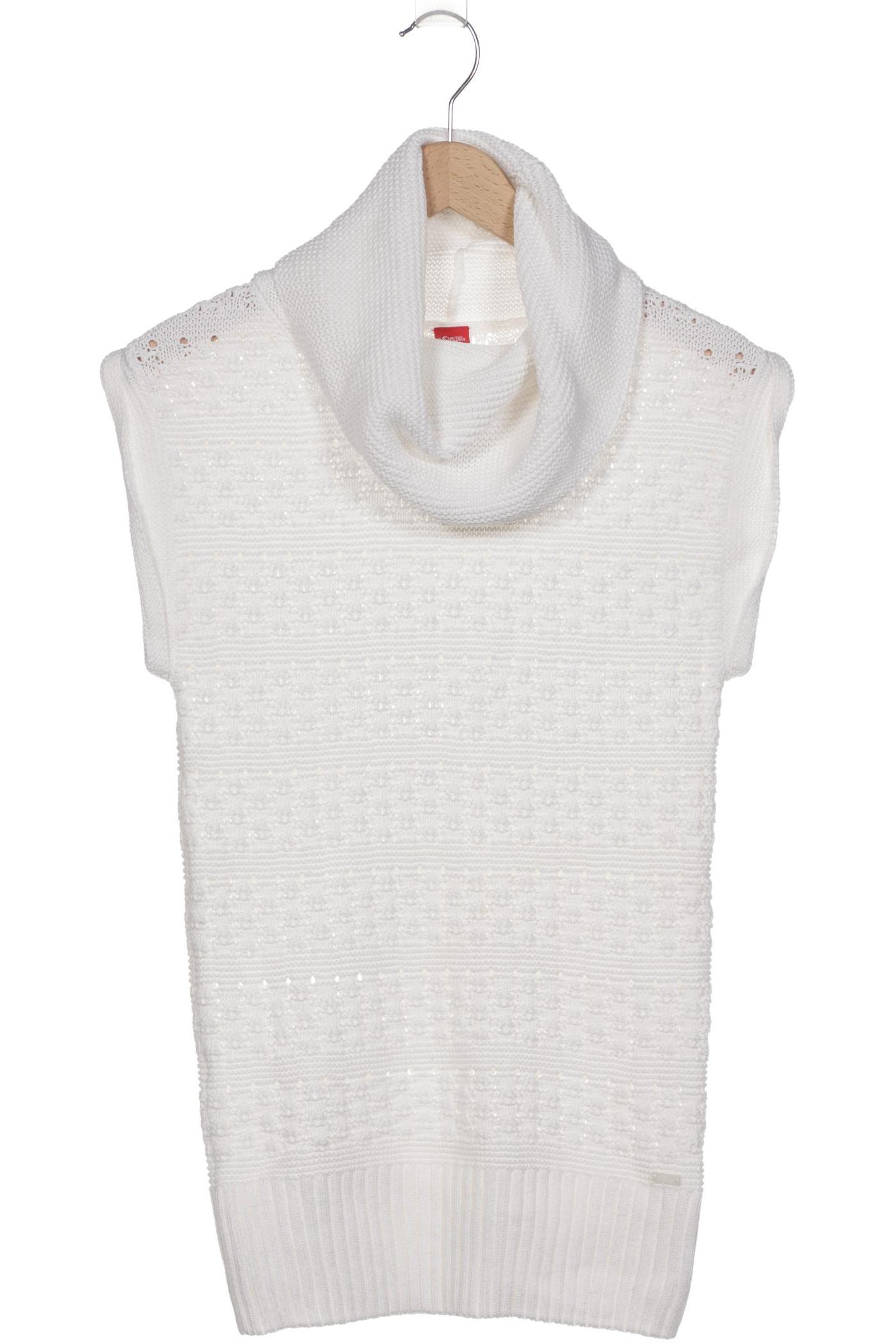 

s.Oliver Damen Pullover, weiß, Gr. 158