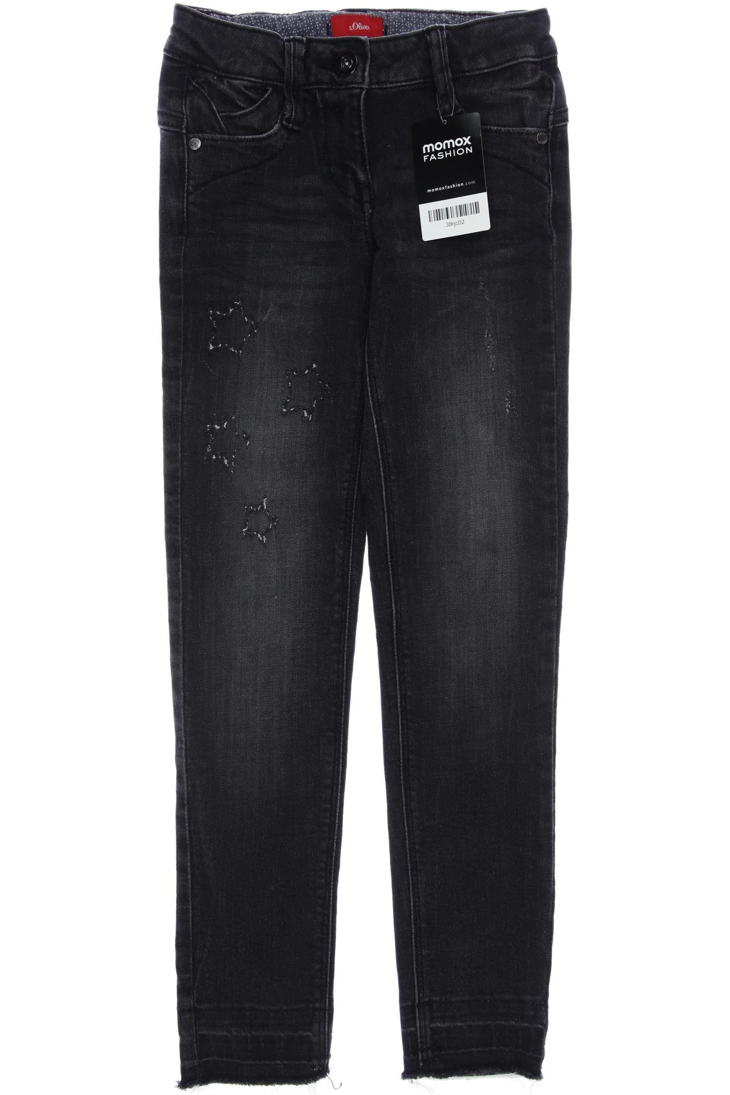 

s.Oliver Damen Jeans, schwarz, Gr. 134