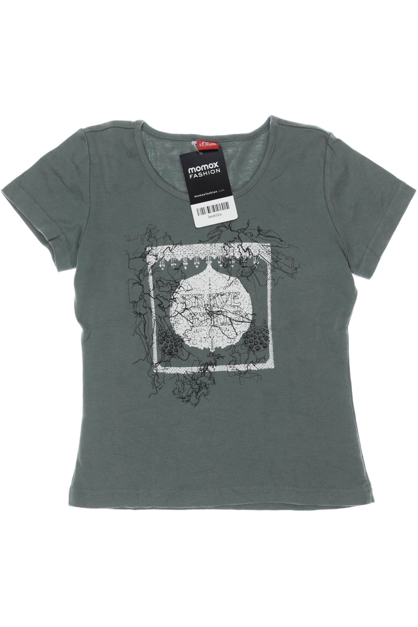 

s.Oliver Damen T-Shirt, grün, Gr. 140