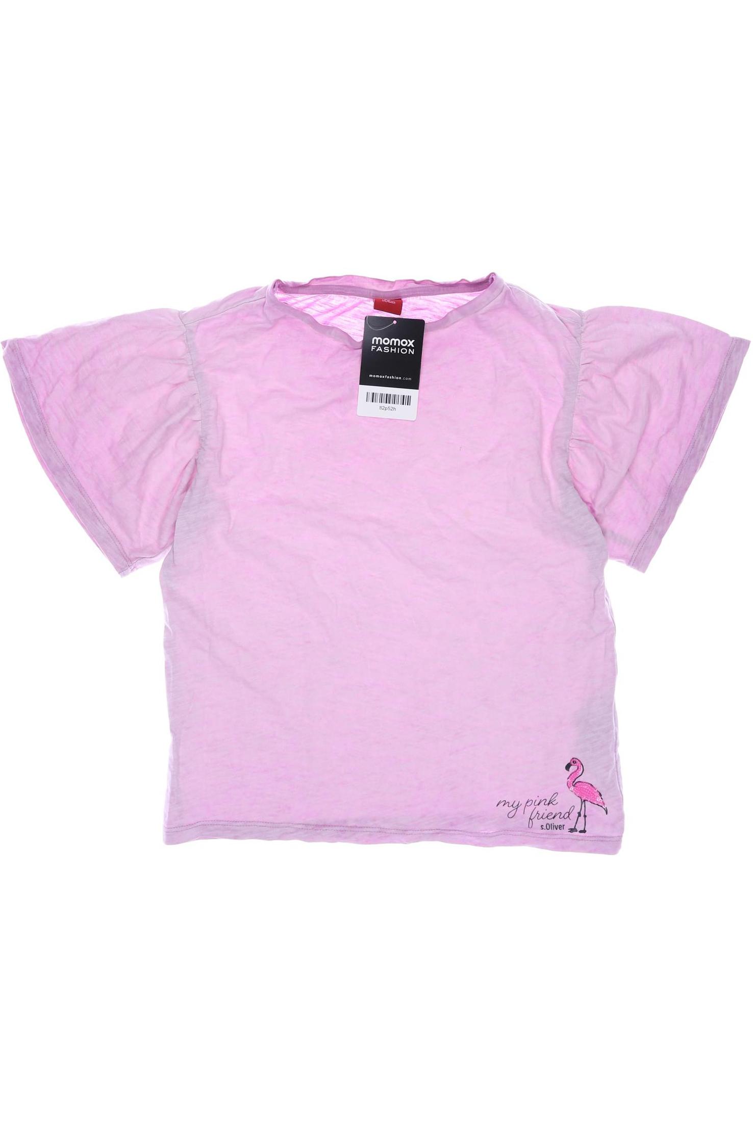 

s.Oliver Damen T-Shirt, pink, Gr. 140