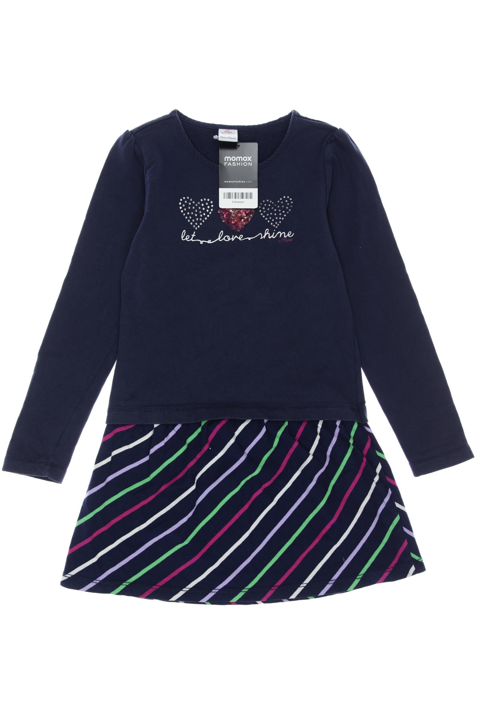 

s.Oliver Damen Kleid, marineblau, Gr. 128