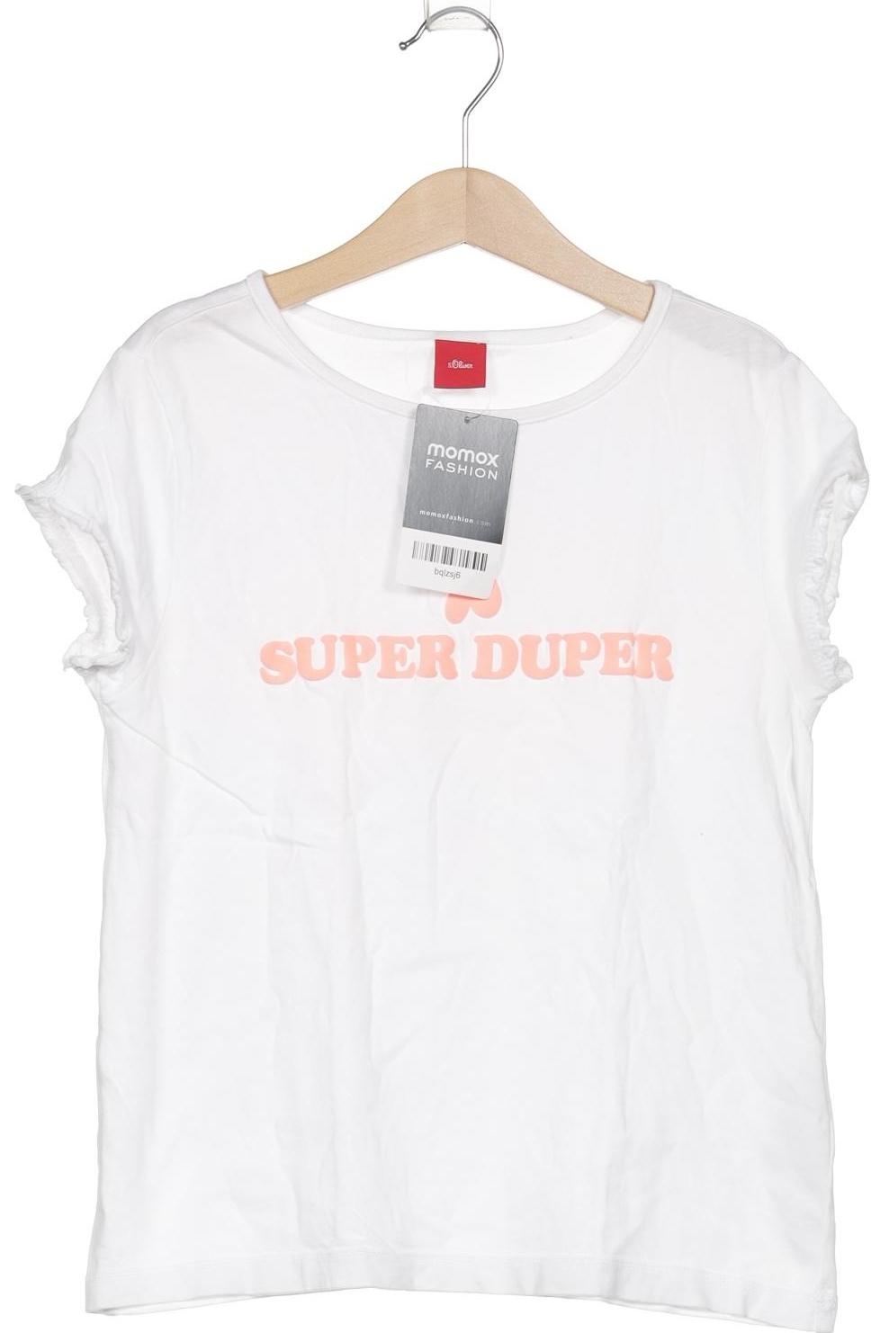 

s.Oliver Mädchen T-Shirt, weiß, Gr. 140