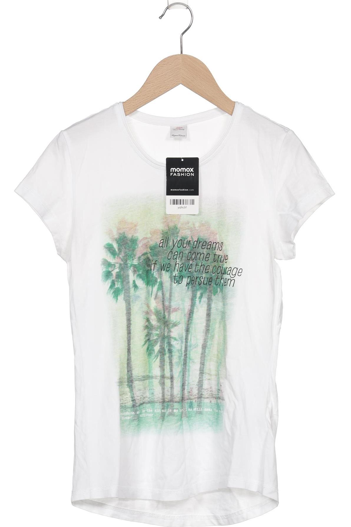 

s.Oliver Damen T-Shirt, weiß, Gr. 176