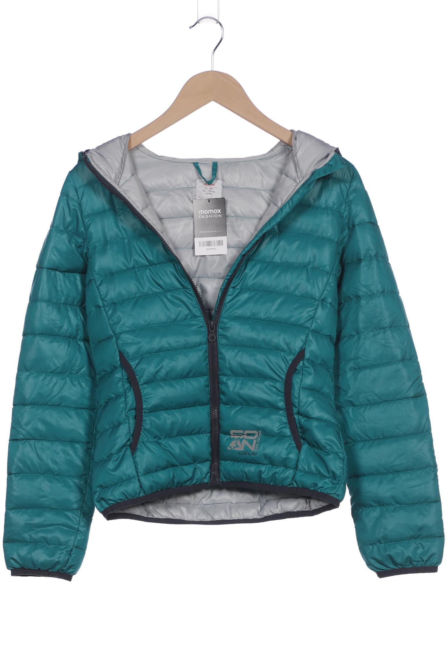 

s.Oliver Damen Jacke, türkis, Gr. 164