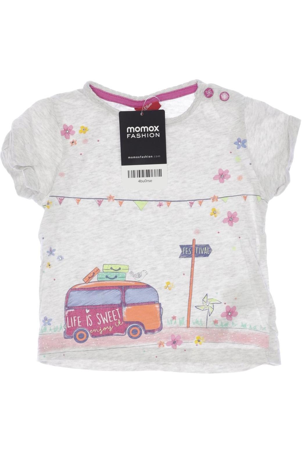

s.Oliver Damen T-Shirt, grau, Gr. 80