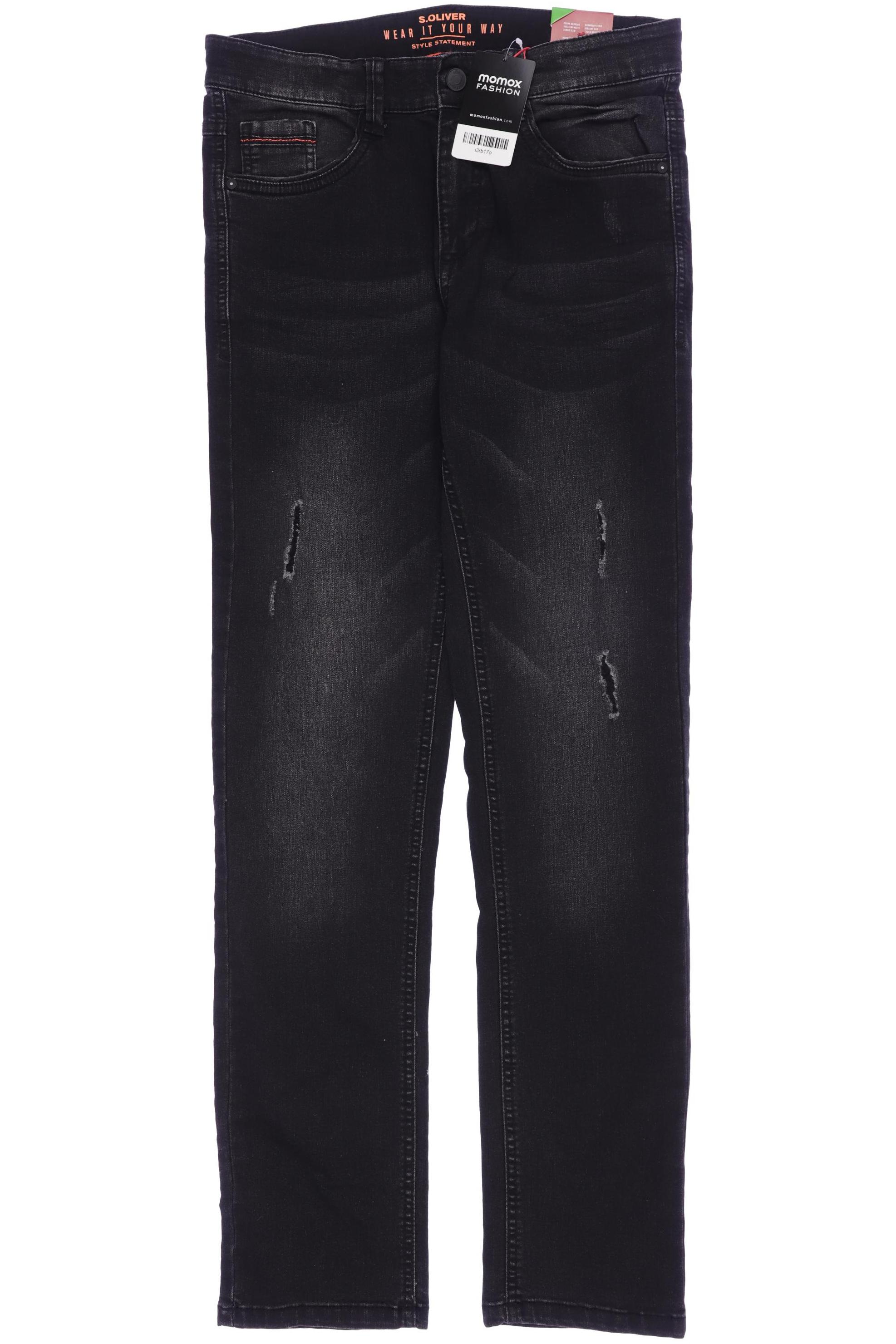 

s.Oliver Damen Jeans, schwarz, Gr. 176