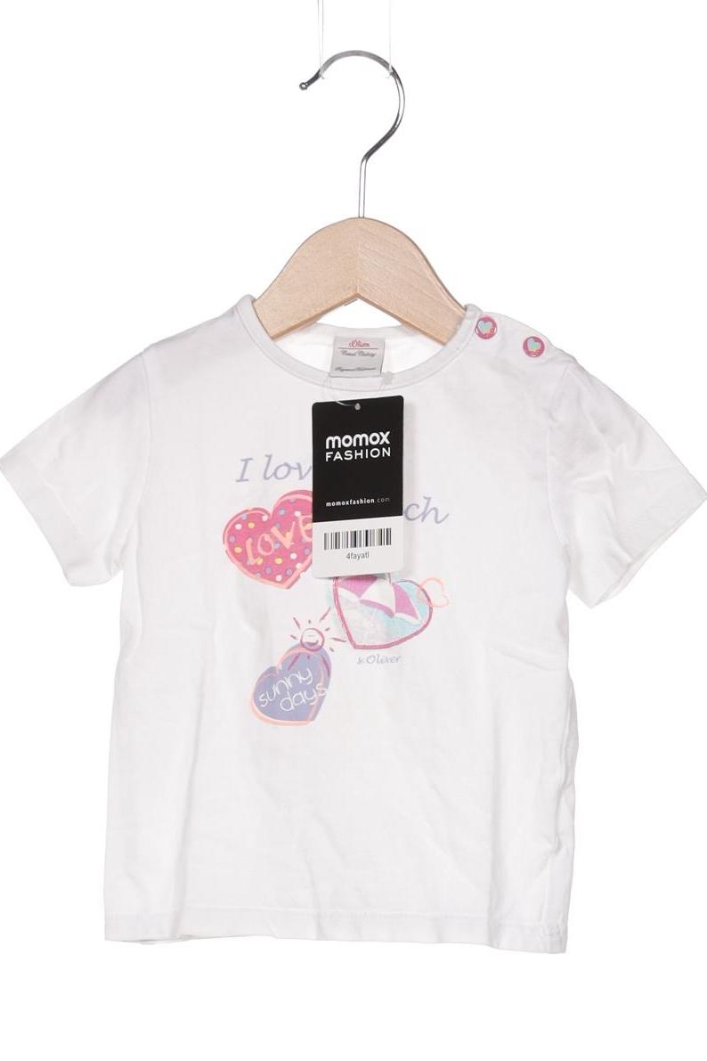 

s.Oliver Damen T-Shirt, weiß, Gr. 80