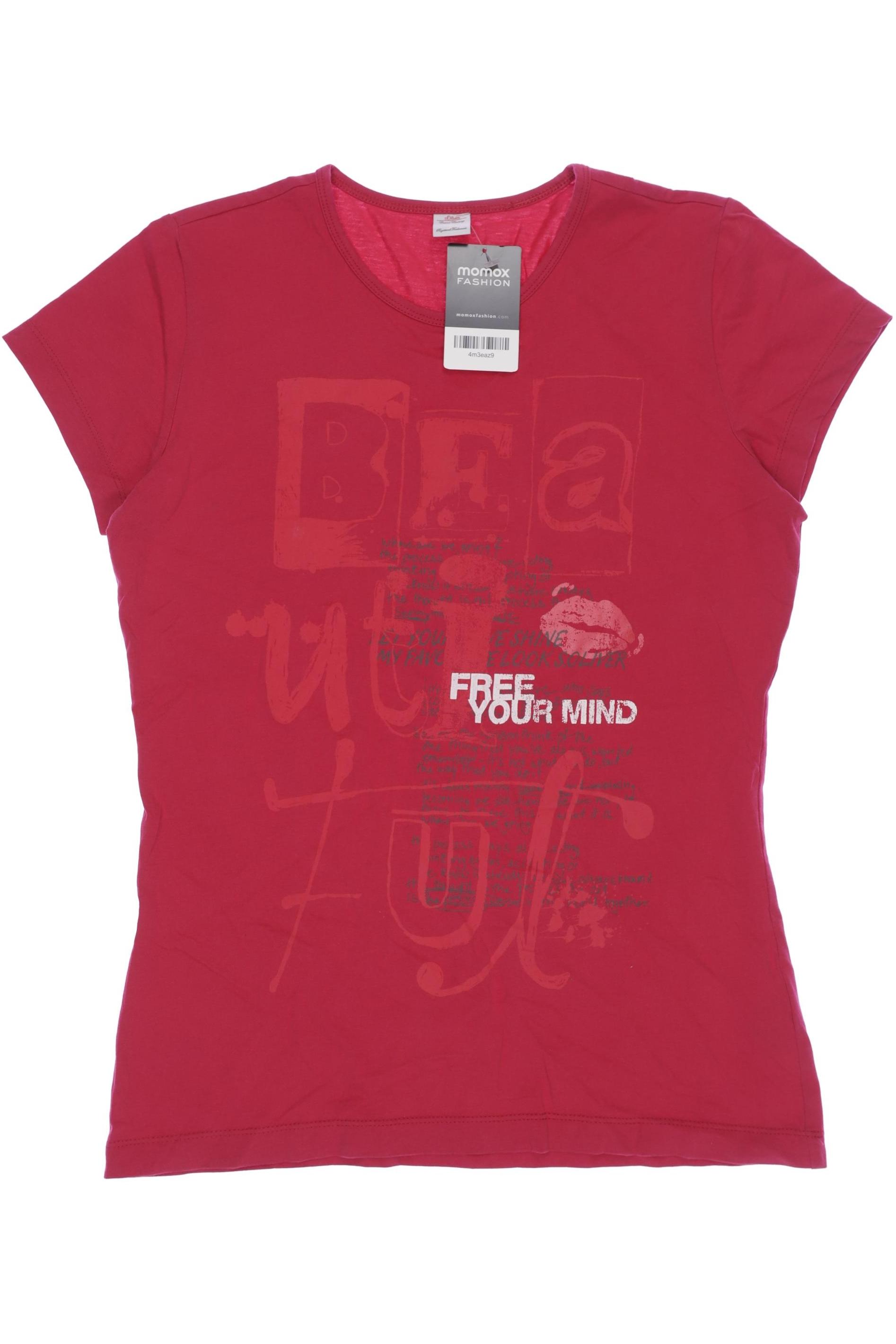 

s.Oliver Damen T-Shirt, rot, Gr. 176