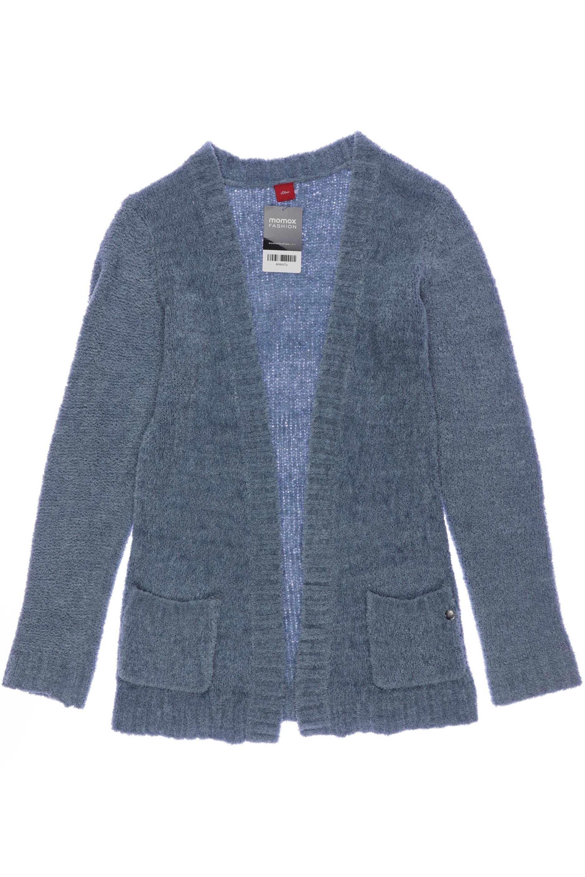

s.Oliver Damen Strickjacke, blau, Gr. 176