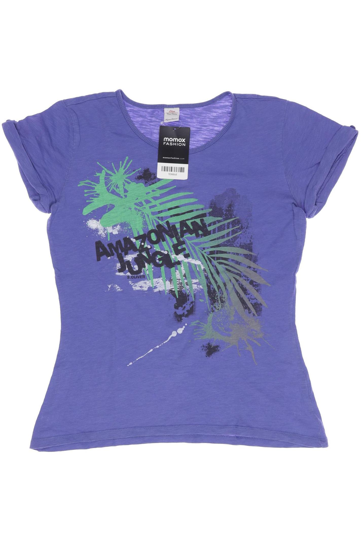 

s.Oliver Damen T-Shirt, blau, Gr. 176