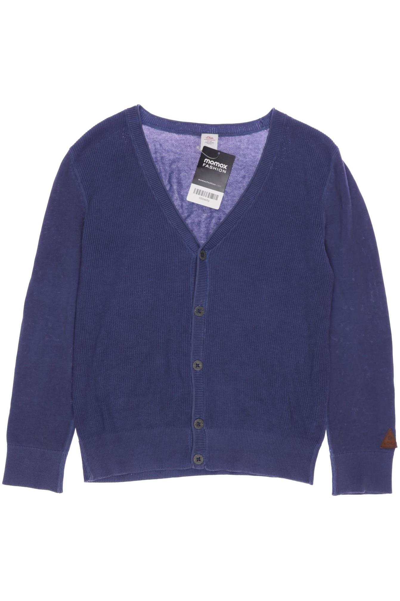 

s.Oliver Damen Strickjacke, marineblau, Gr. 140