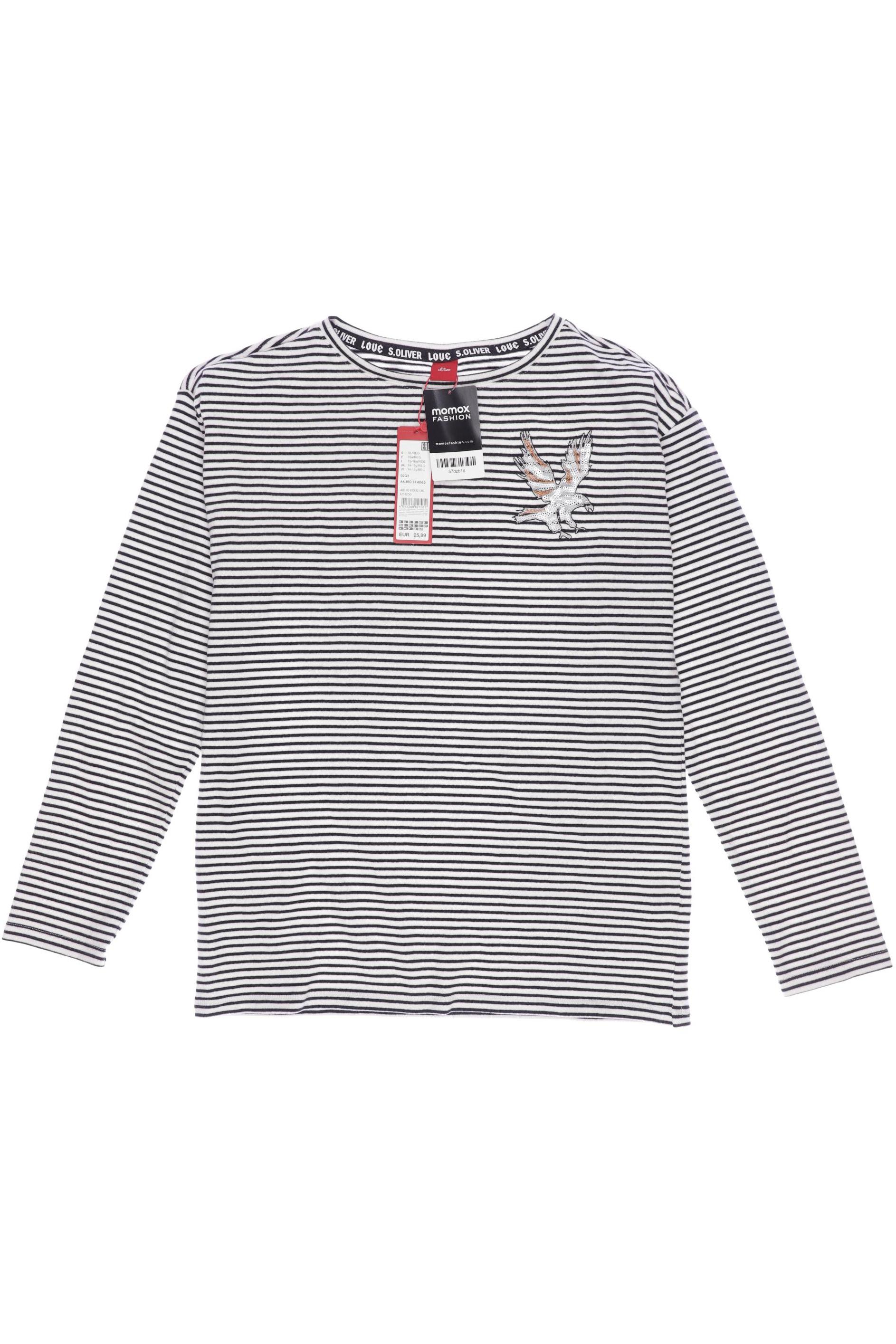 

s.Oliver Damen Langarmshirt, schwarz, Gr. 176