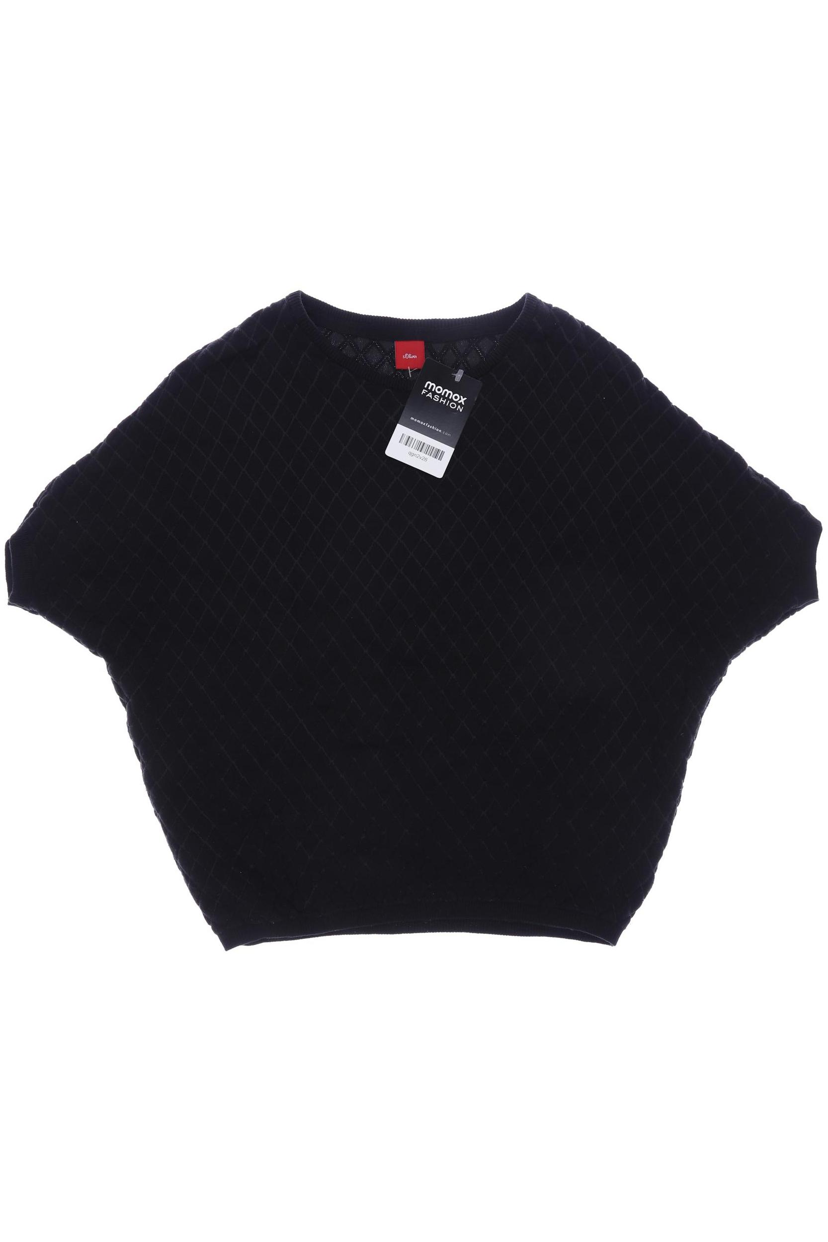 

s.Oliver Damen Pullover, schwarz, Gr. 140