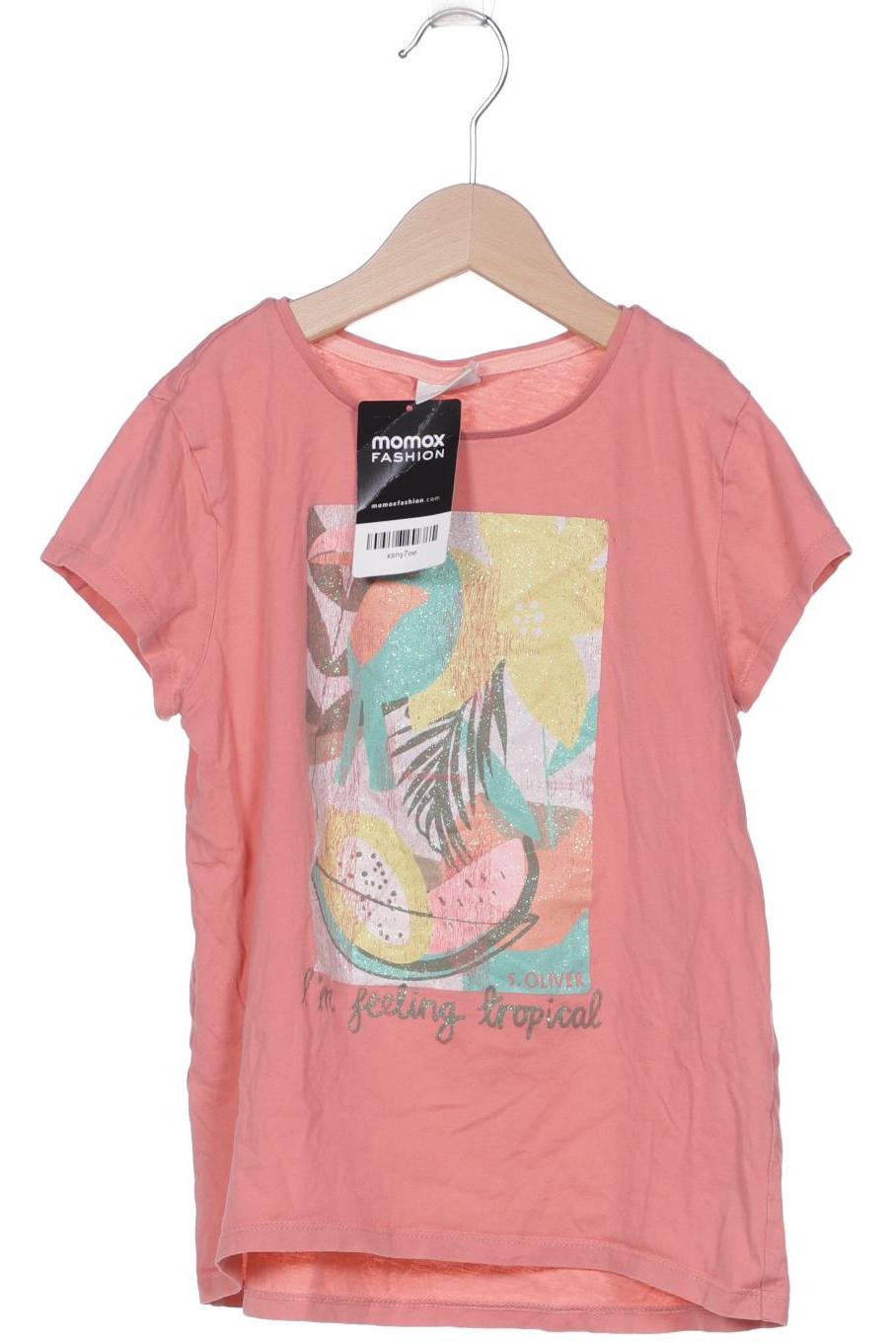 

s.Oliver Damen T-Shirt, pink, Gr. 140