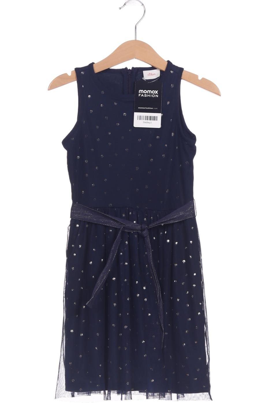 

s.Oliver Damen Kleid, marineblau, Gr. 110
