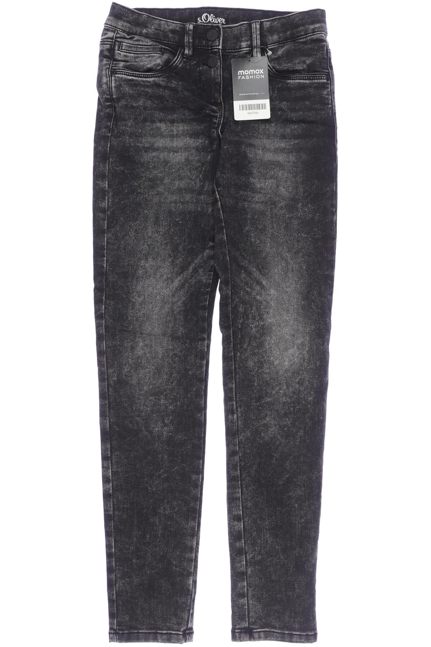 

s.Oliver Damen Jeans, schwarz, Gr. 152