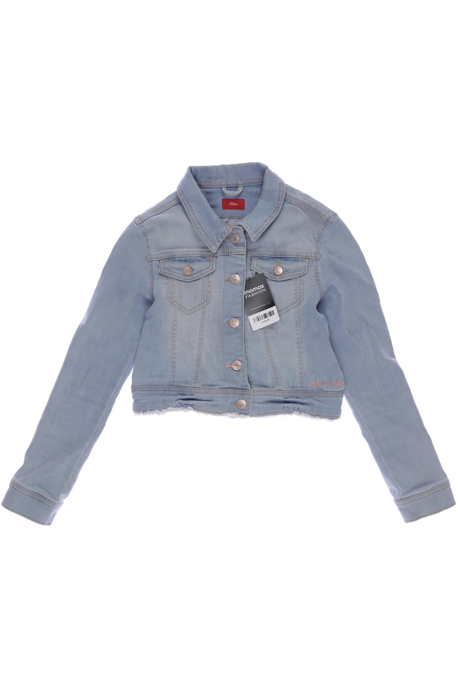 

s.Oliver Damen Jacke, hellblau, Gr. 140