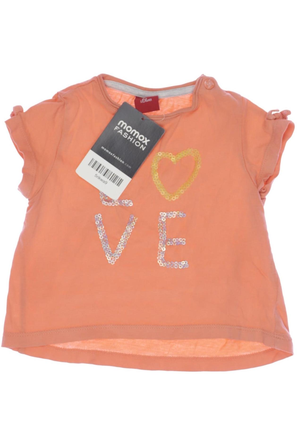 

s.Oliver Damen T-Shirt, orange, Gr. 68