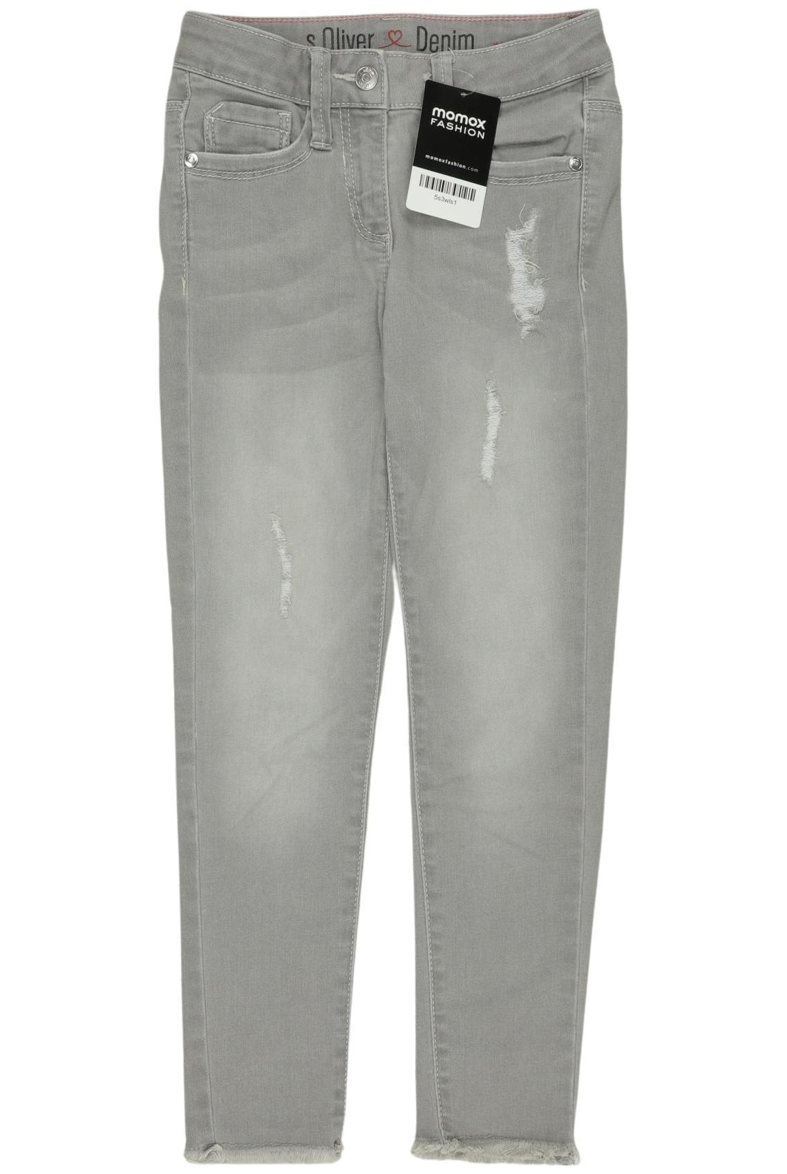 

s.Oliver Damen Jeans, grau, Gr. 140
