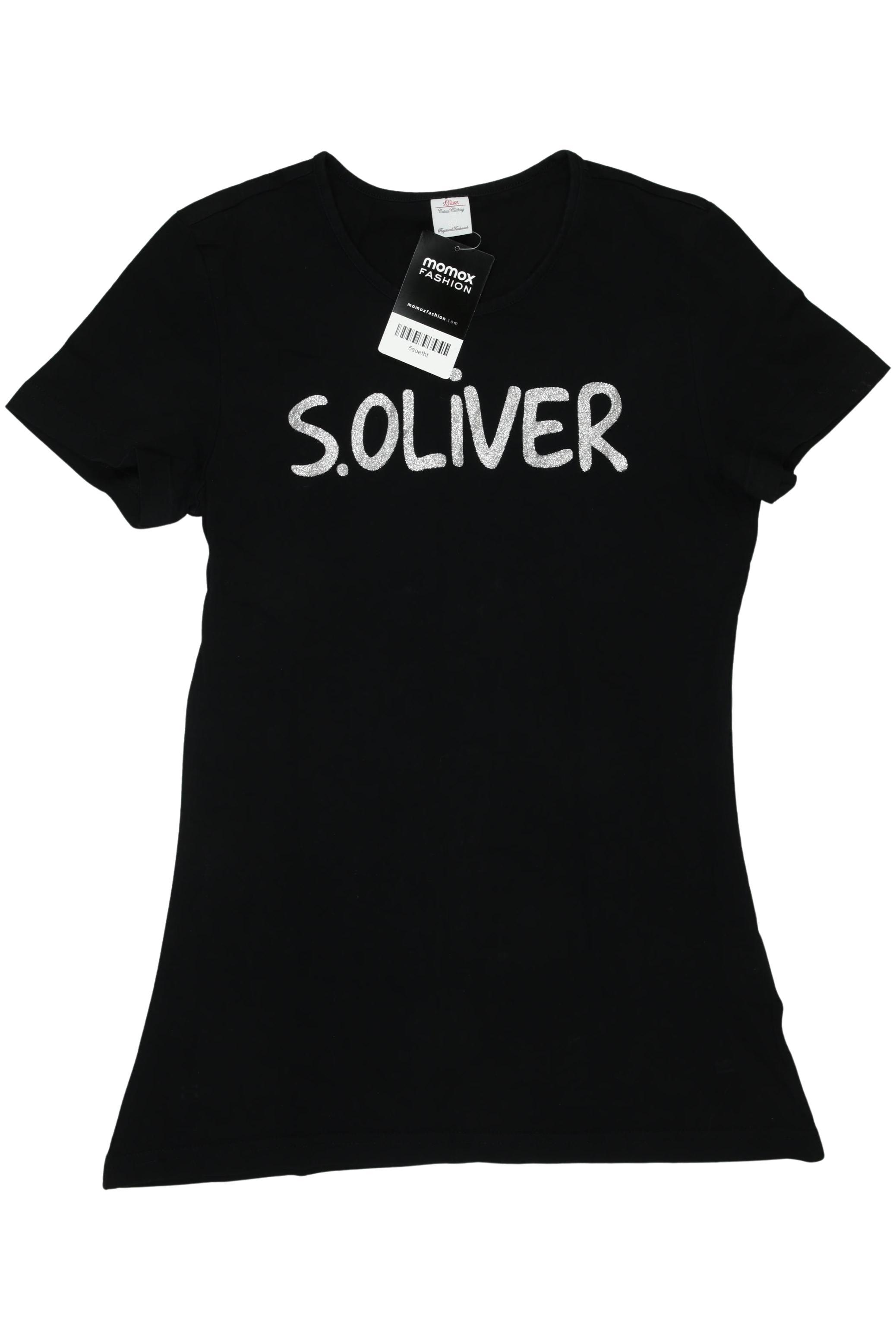 

s.Oliver Damen T-Shirt, schwarz, Gr. 176