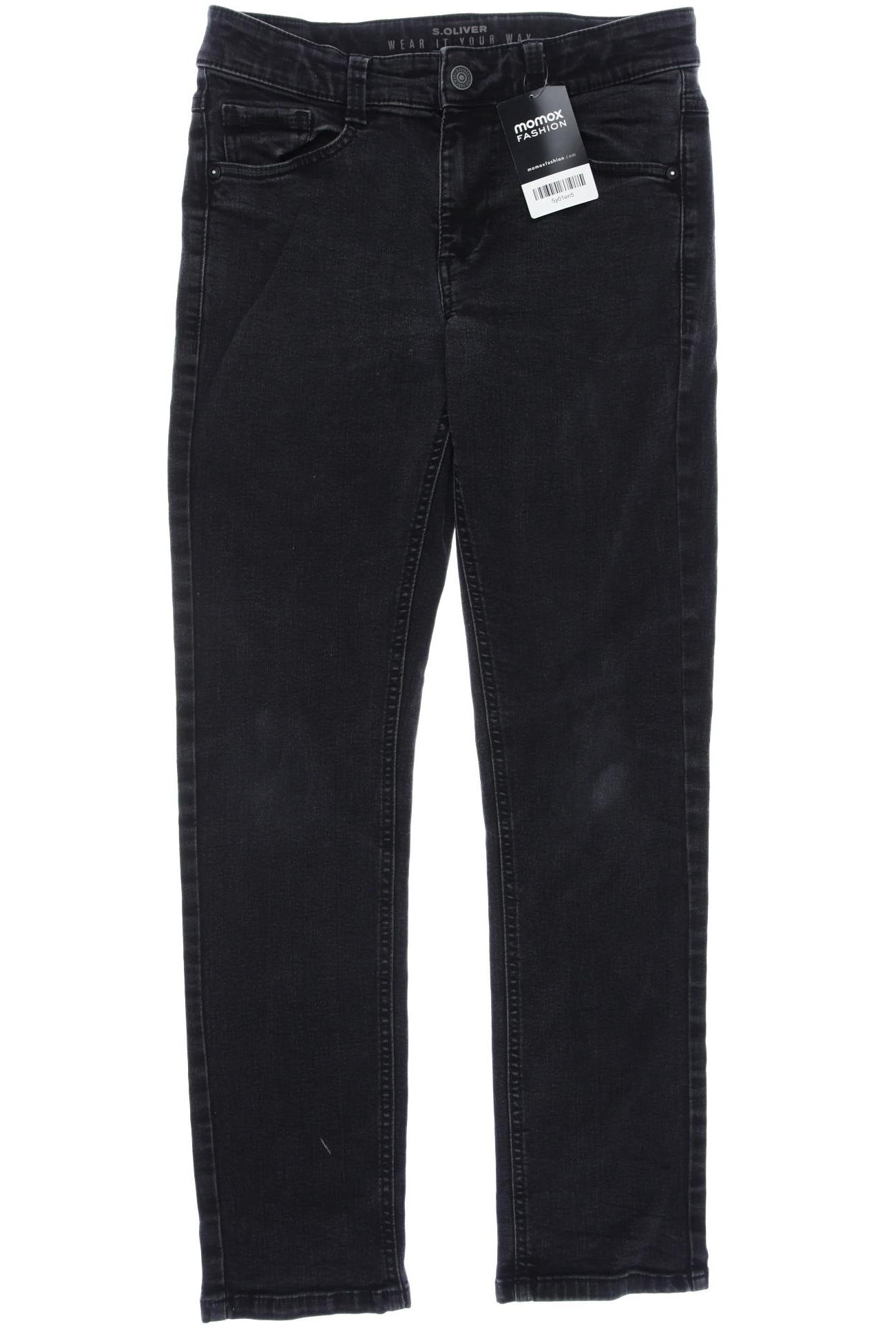 

s.Oliver Damen Jeans, schwarz, Gr. 152