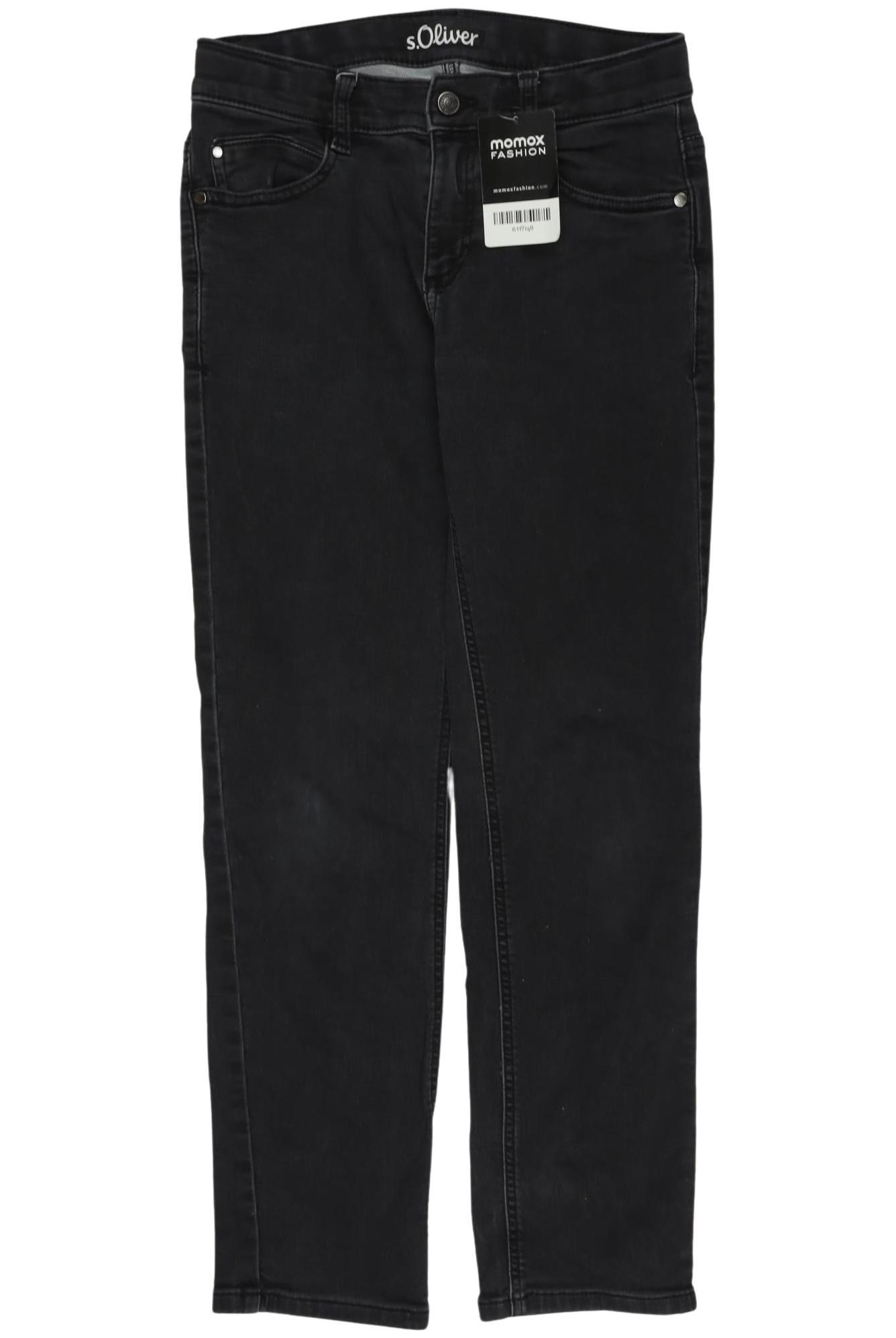 

s.Oliver Mädchen Jeans, schwarz, Gr. 146