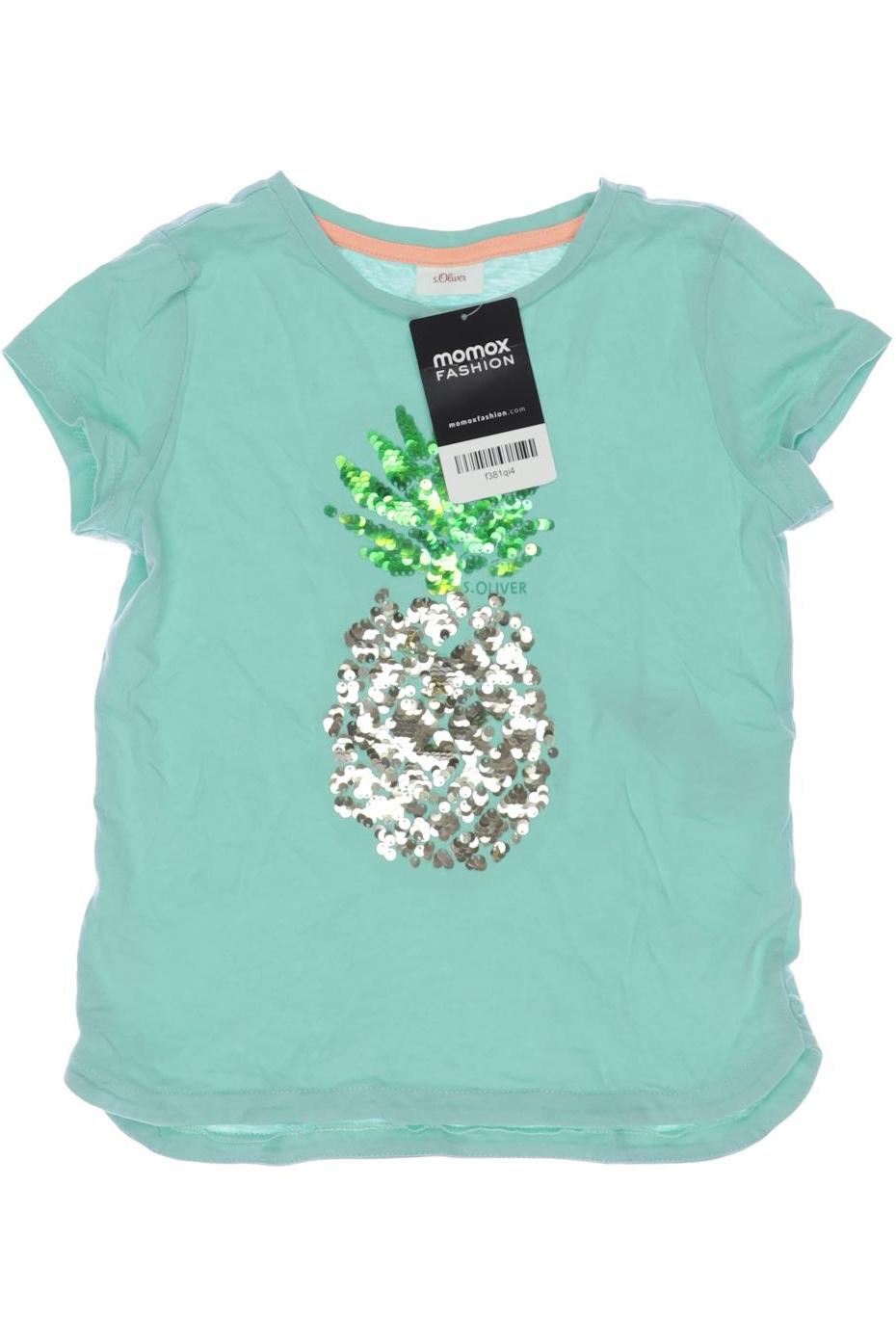 

s.Oliver Damen T-Shirt, grün, Gr. 116