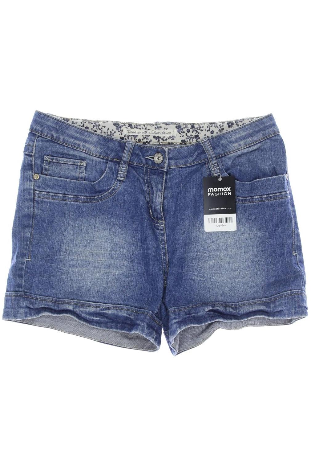 

s.Oliver Damen Shorts, blau, Gr. 164