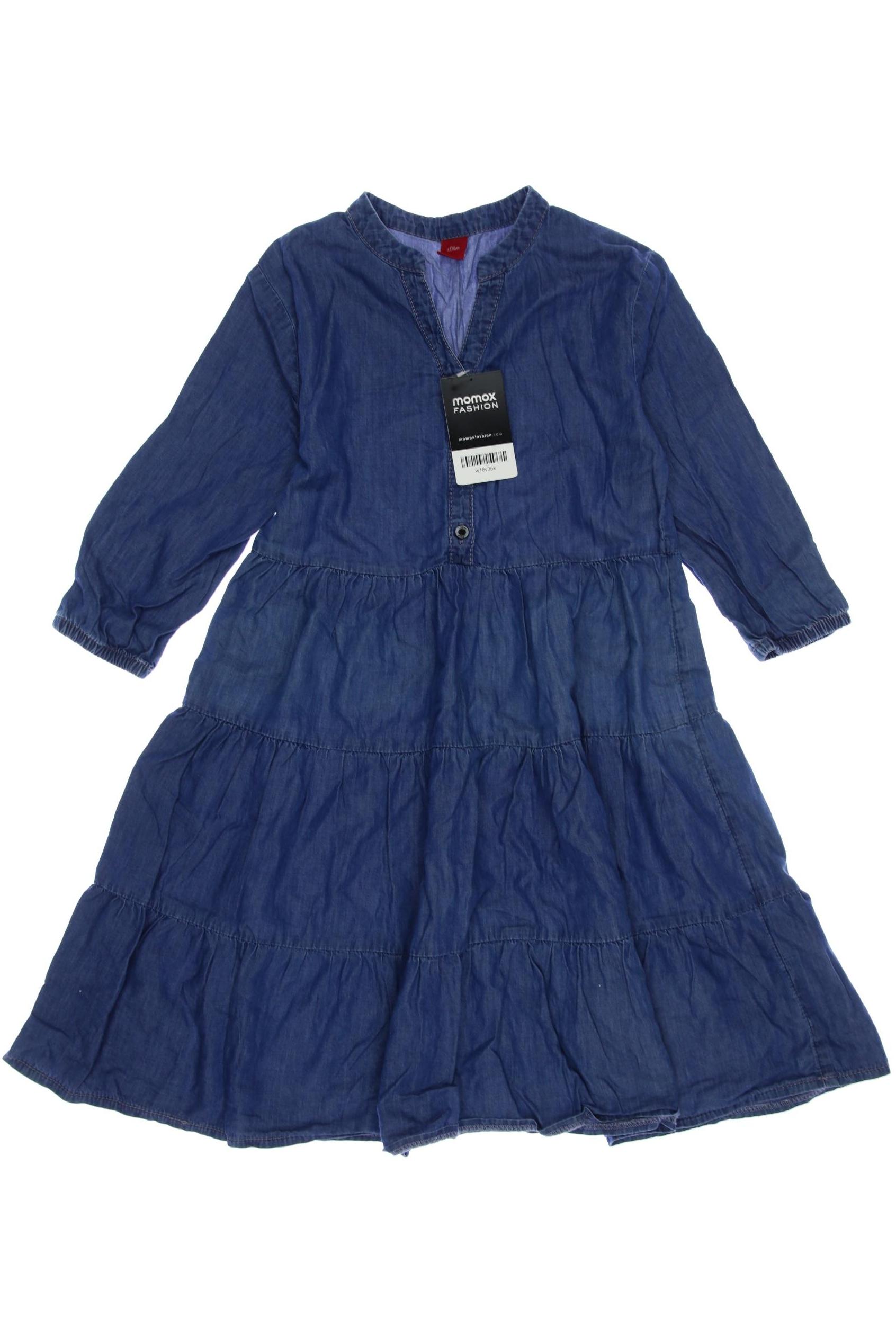 

s.Oliver Damen Kleid, blau, Gr. 140