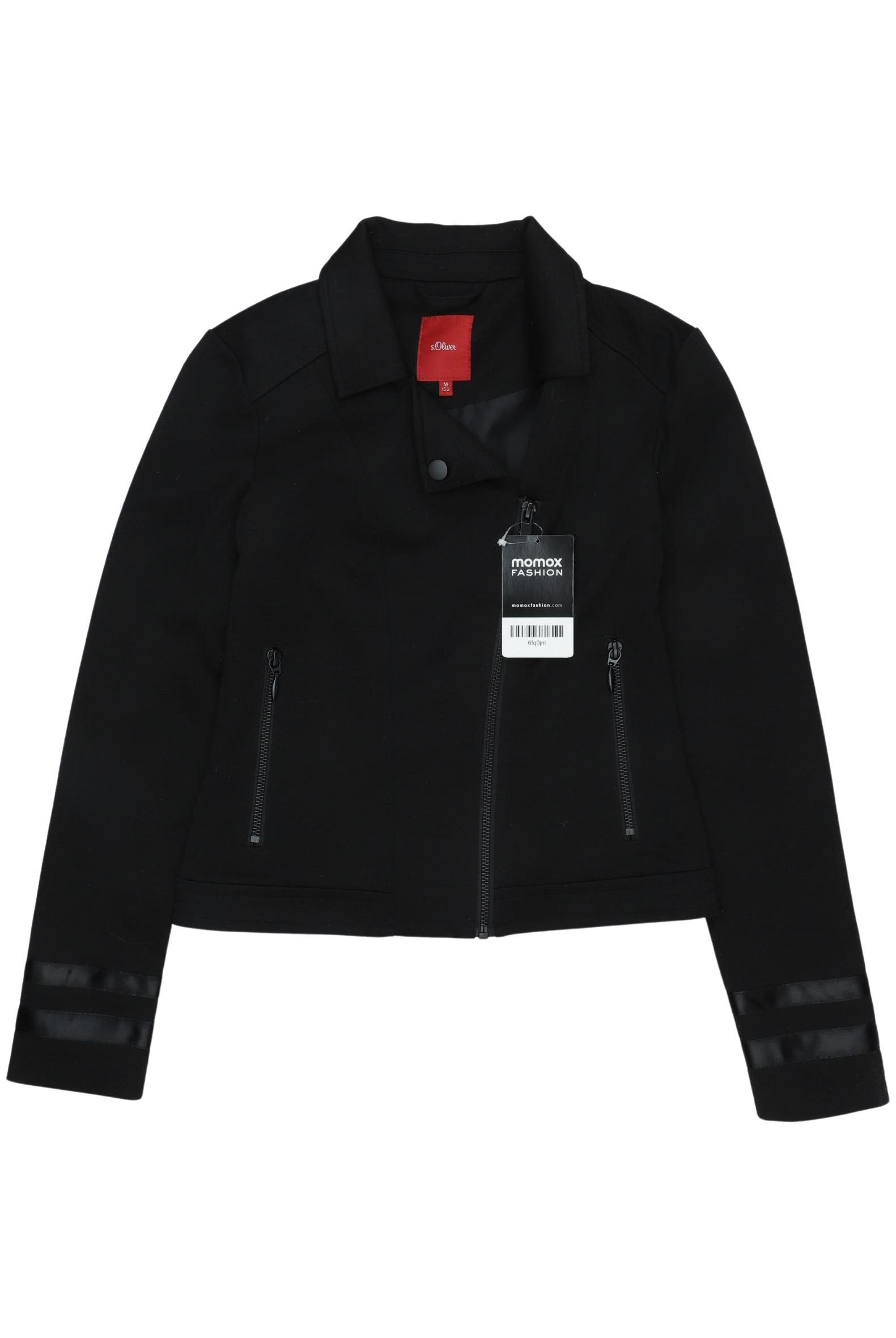 

s.Oliver Damen Jacke, schwarz, Gr. 152