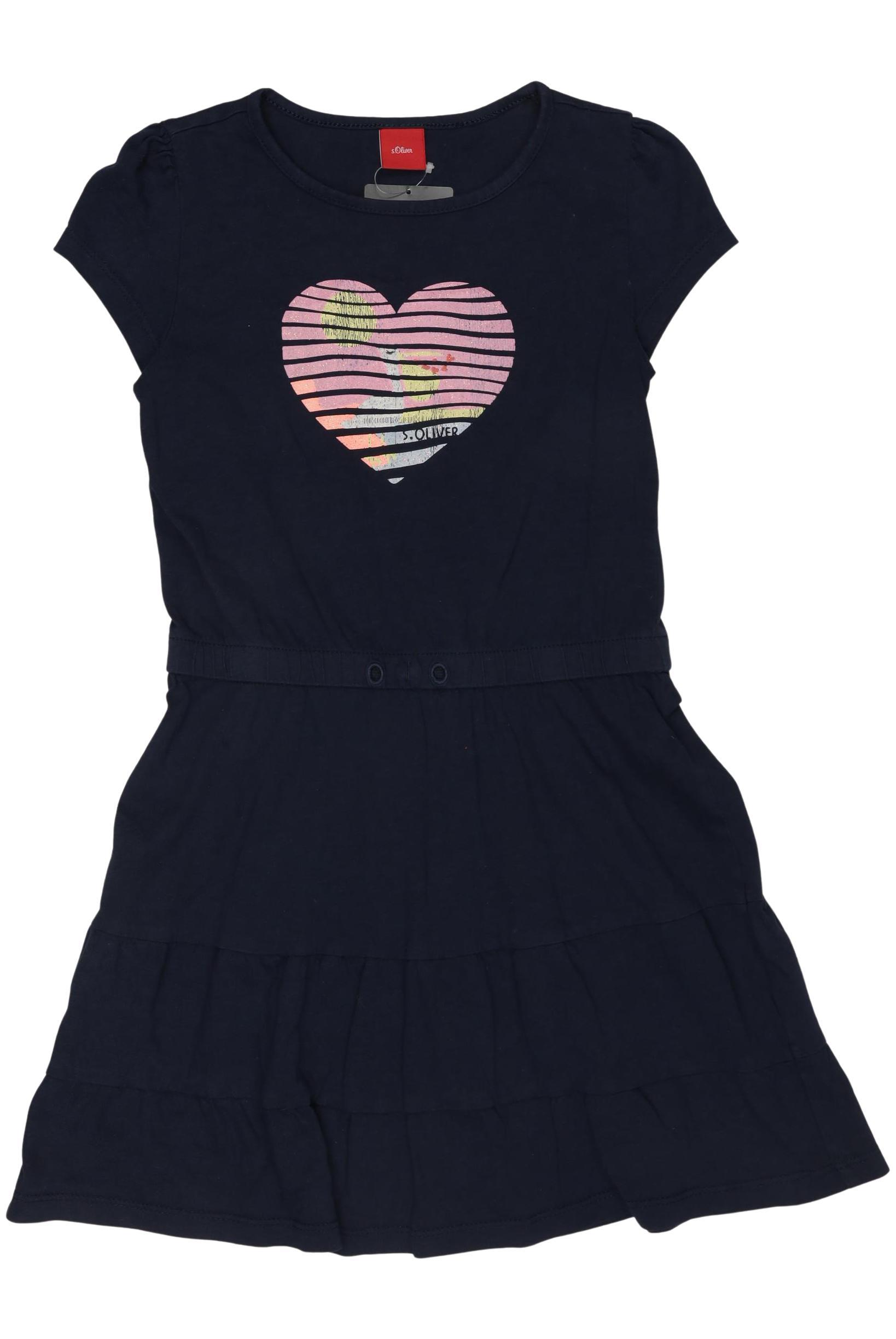 

s.Oliver Mädchen Kleid, marineblau, Gr. 122