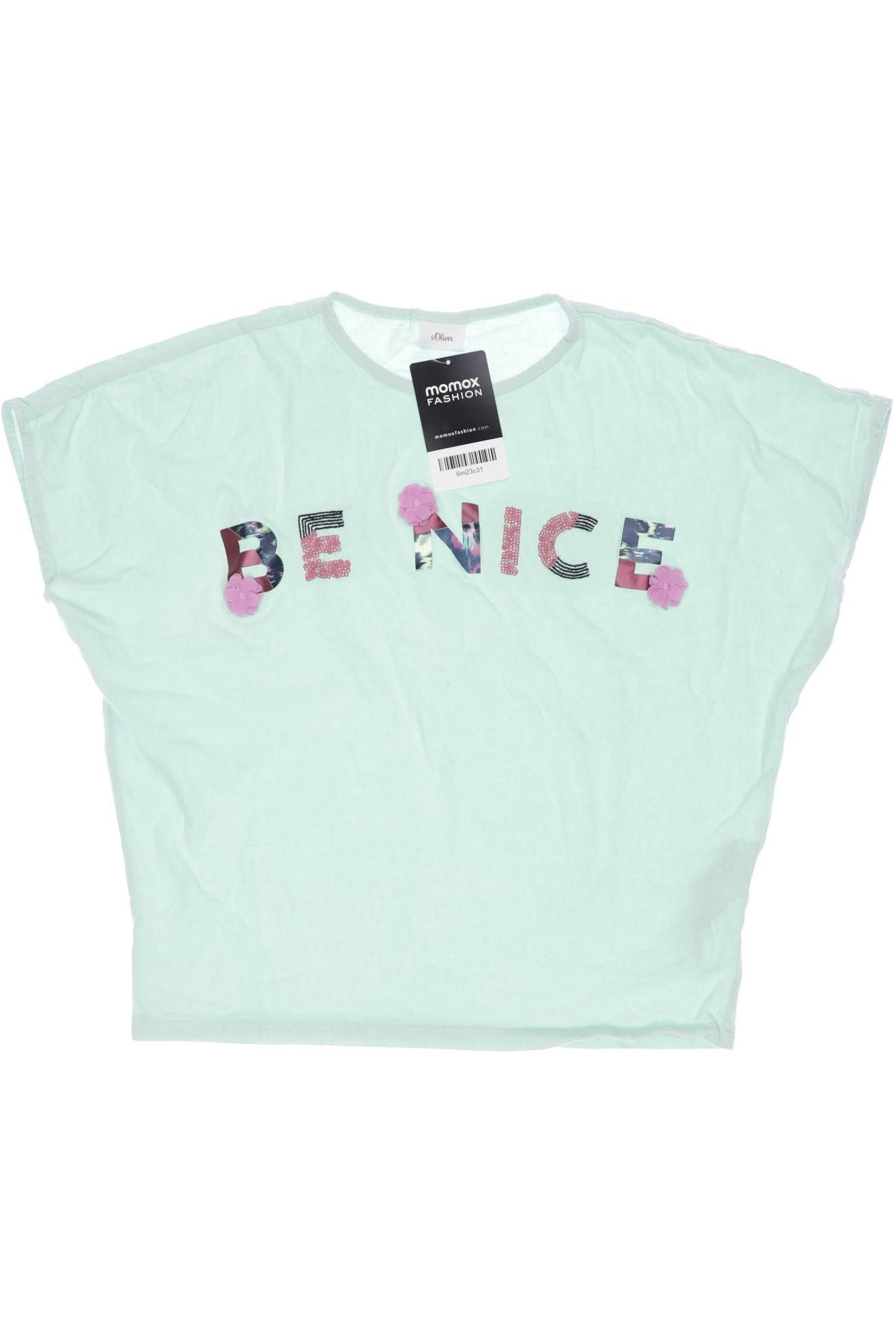 

s.Oliver Damen T-Shirt, hellgrün, Gr. 140