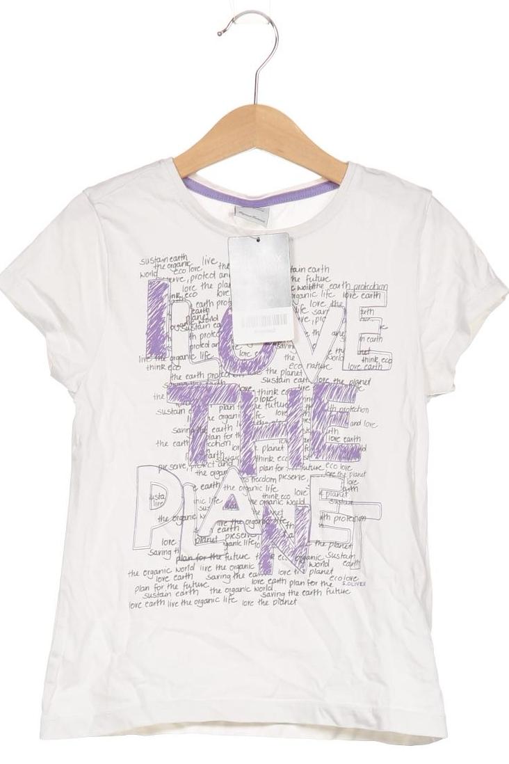 

s.Oliver Damen T-Shirt, weiß, Gr. 140