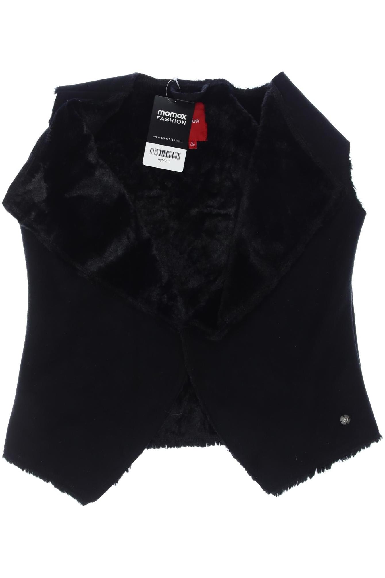 

s.Oliver Mädchen Jacke, schwarz, Gr. 140