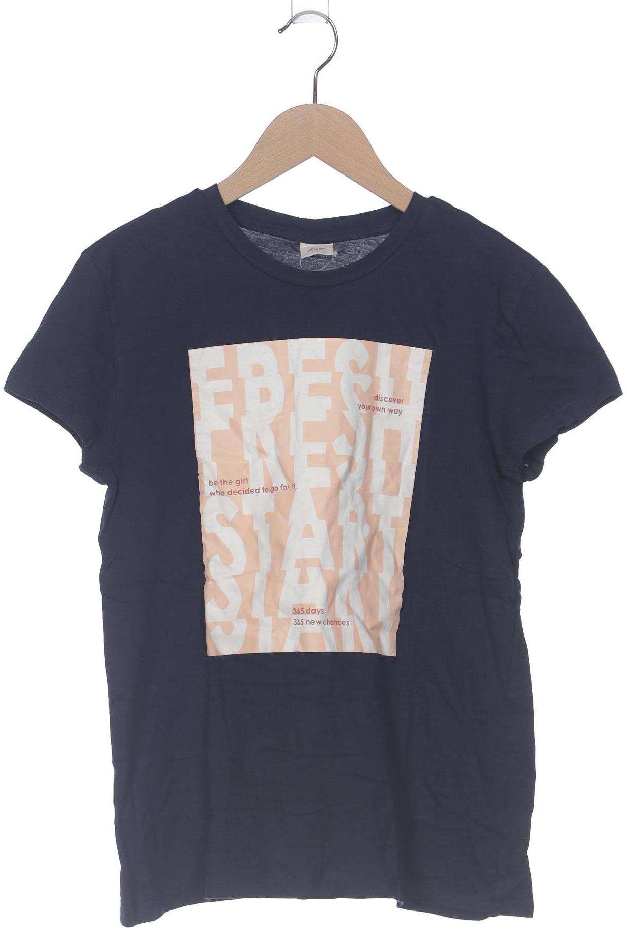 

s.Oliver Damen T-Shirt, marineblau, Gr. 176