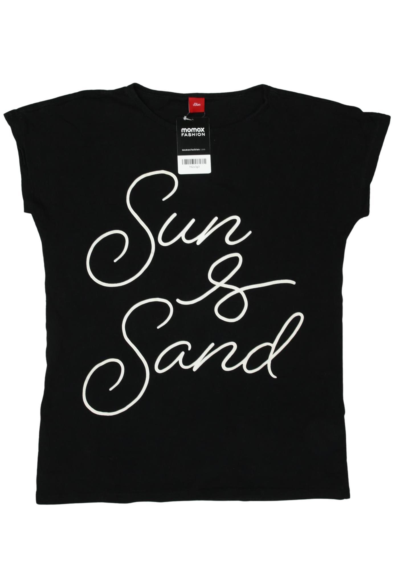 

s.Oliver Damen T-Shirt, schwarz, Gr. 176