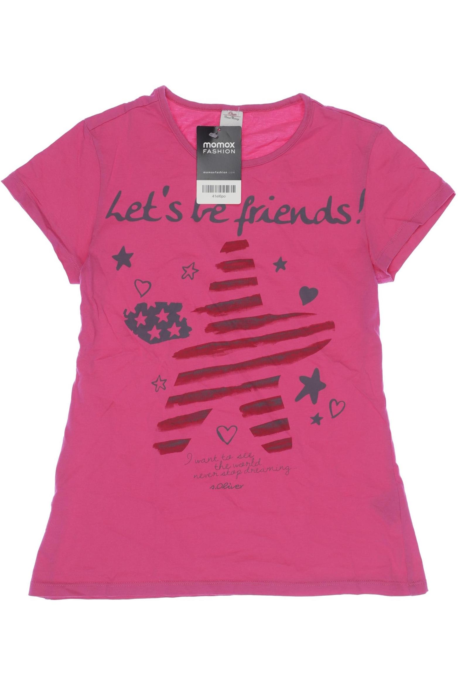 

s.Oliver Damen T-Shirt, pink, Gr. 164