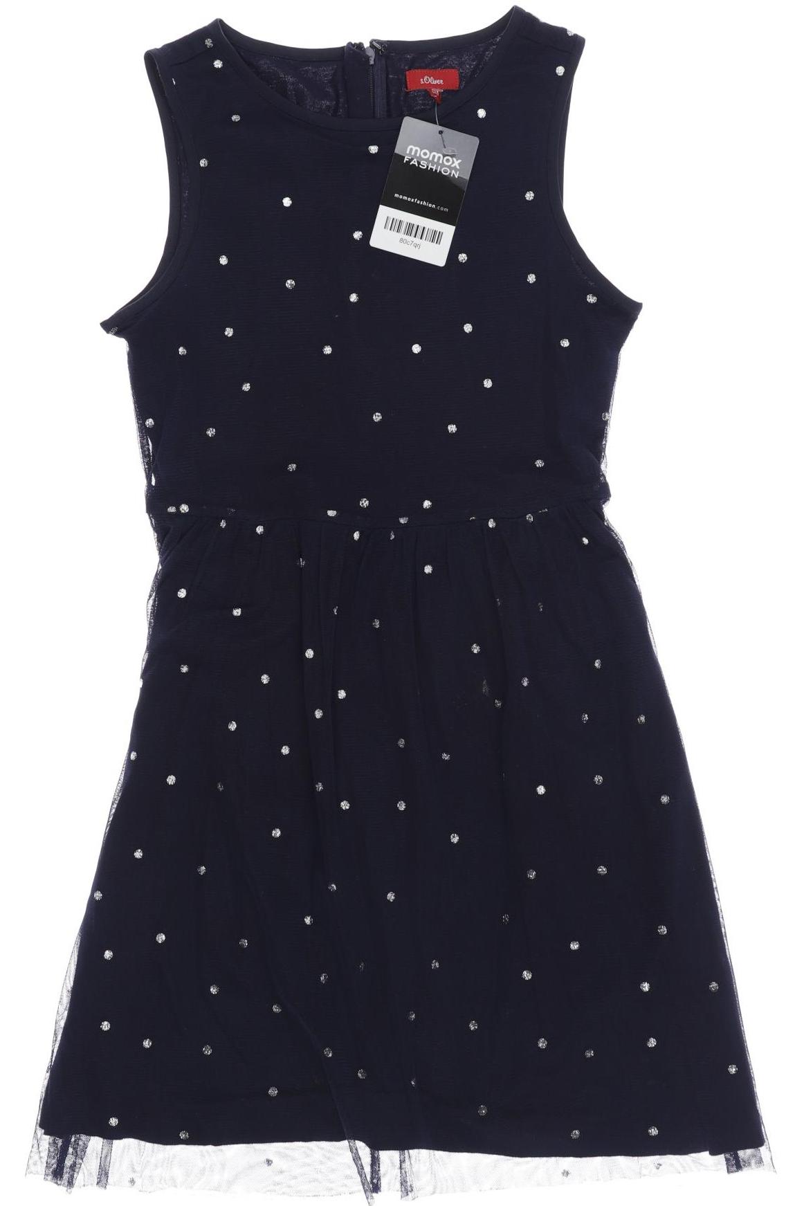 

s.Oliver Mädchen Kleid, marineblau