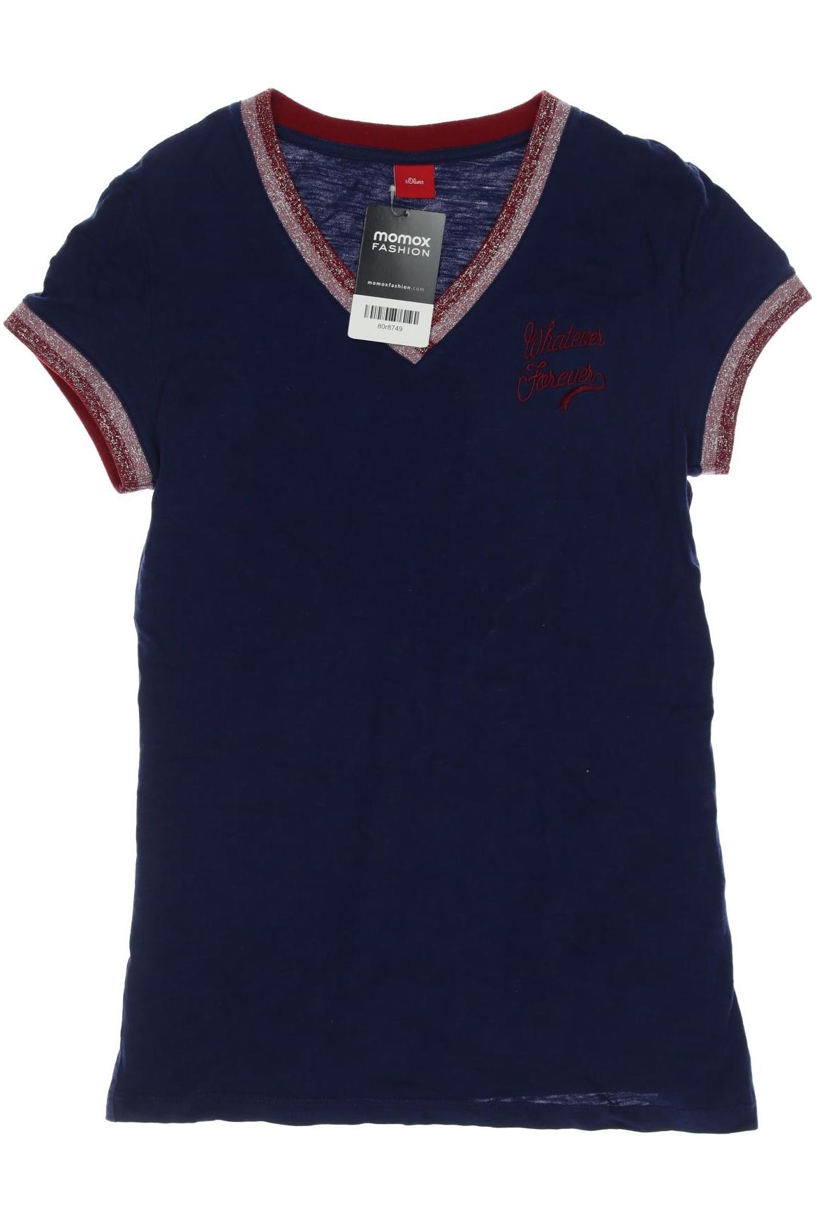 

s.Oliver Damen T-Shirt, marineblau, Gr. 176