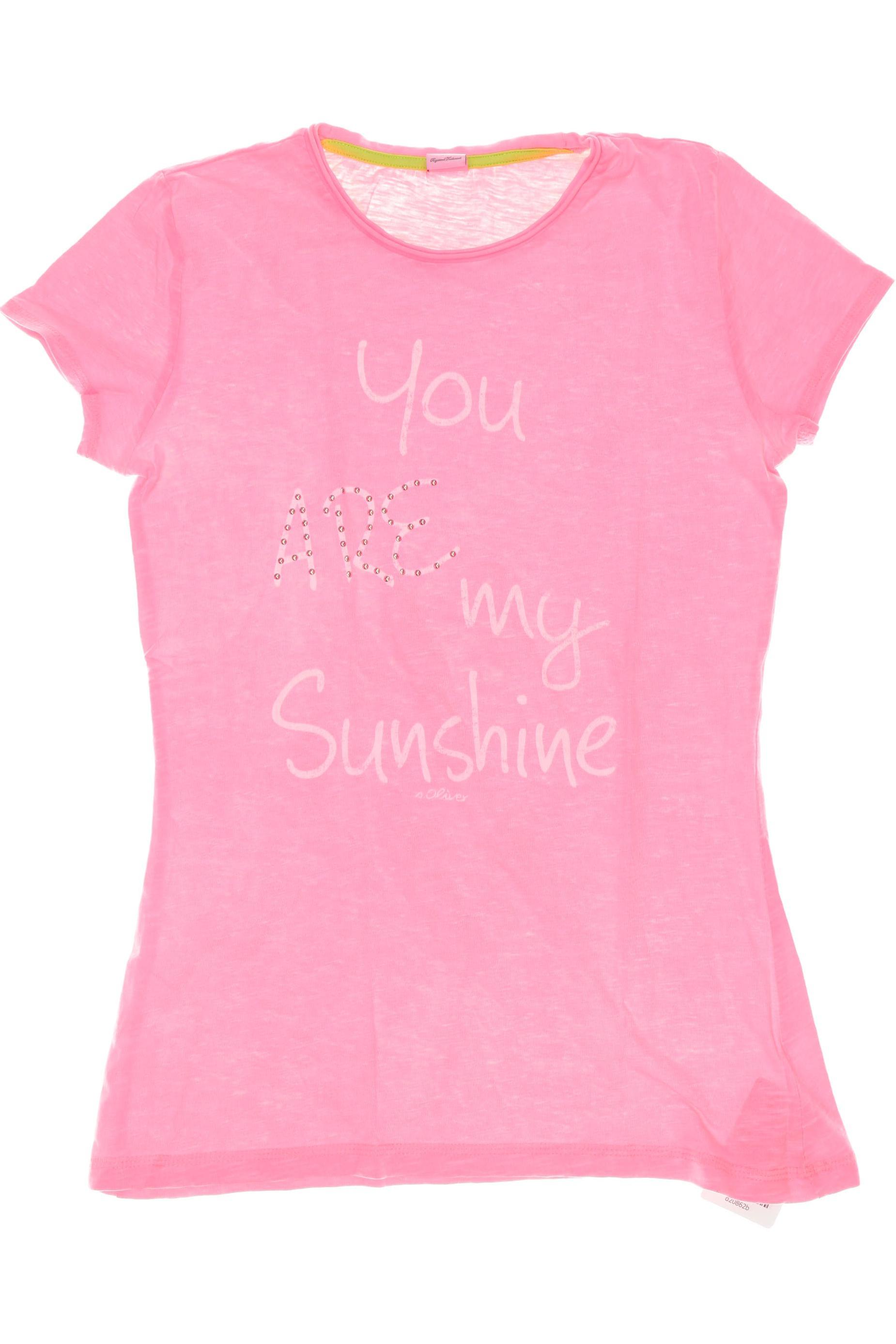 

s.Oliver Damen T-Shirt, pink, Gr. 176