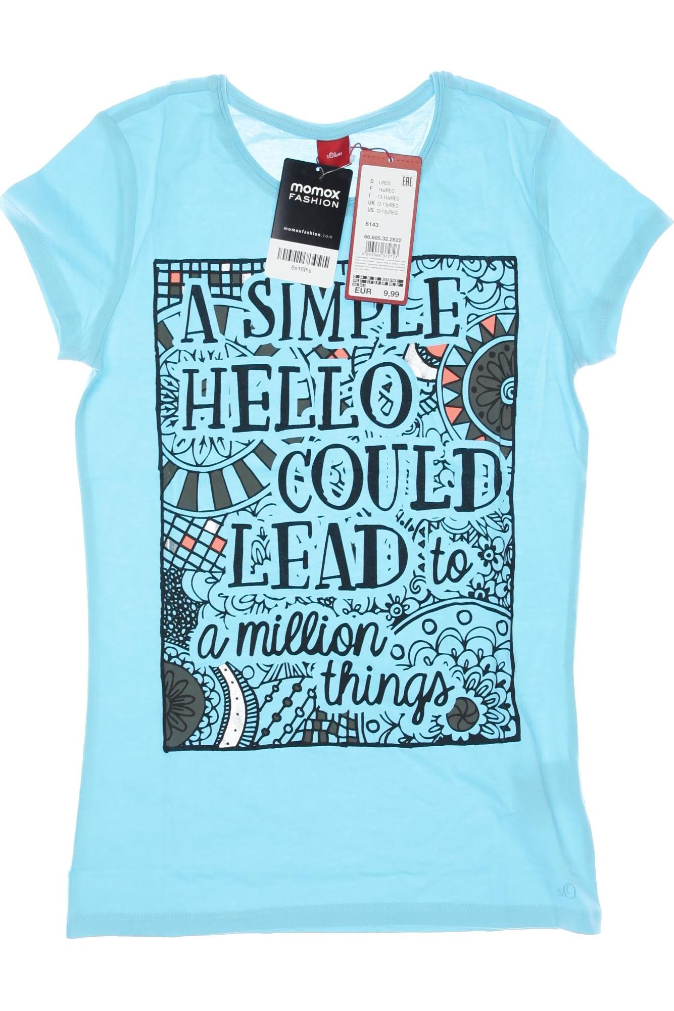 

s.Oliver Damen T-Shirt, türkis, Gr. 164