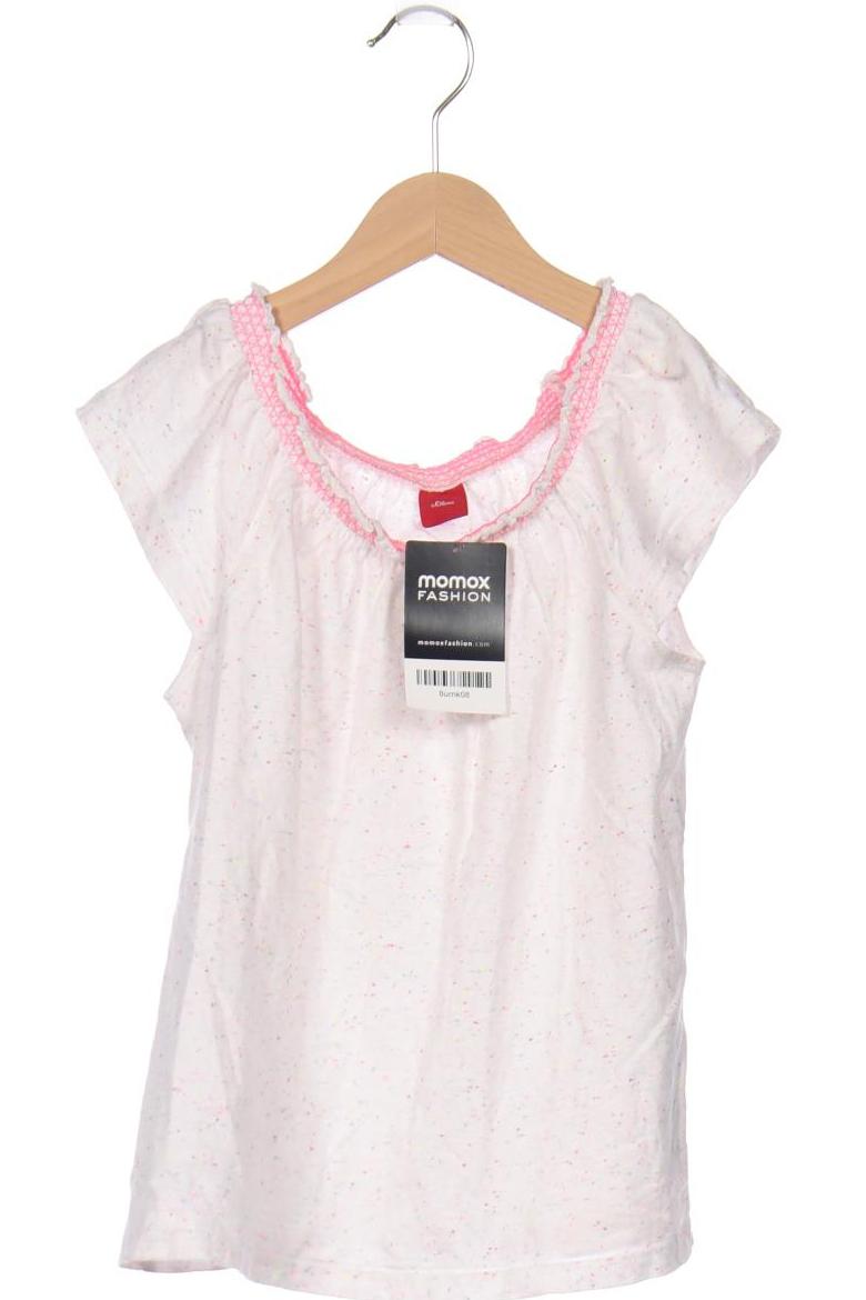 

s.Oliver Mädchen T-Shirt, weiß