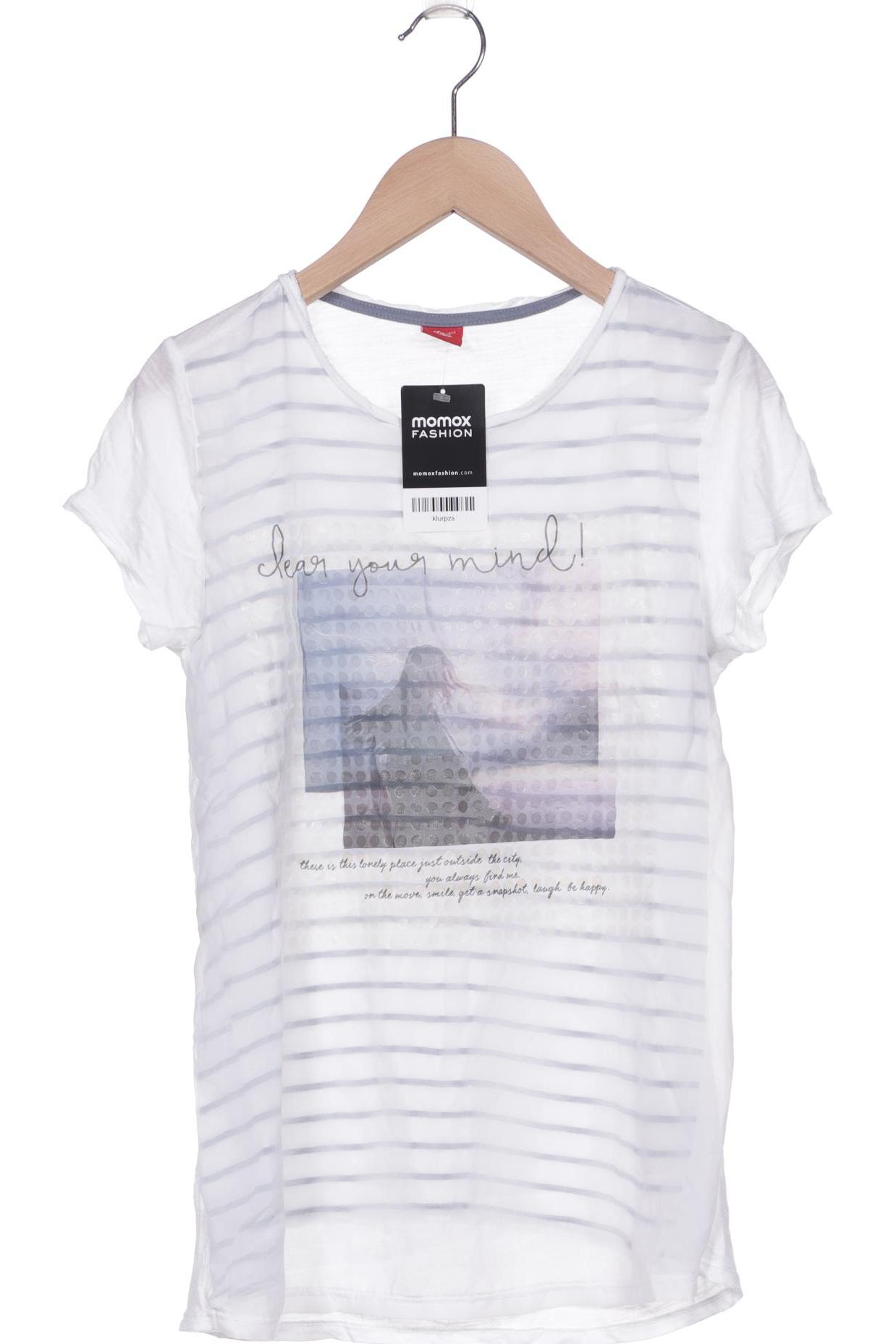 

s.Oliver Damen T-Shirt, weiß, Gr. 164