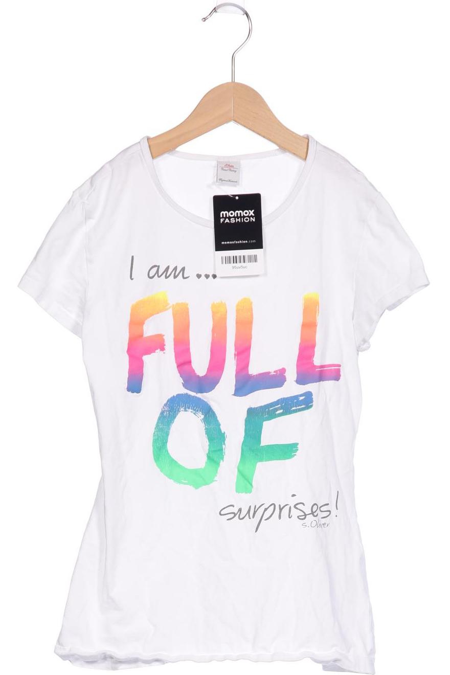 

s.Oliver Mädchen T-Shirt, weiß