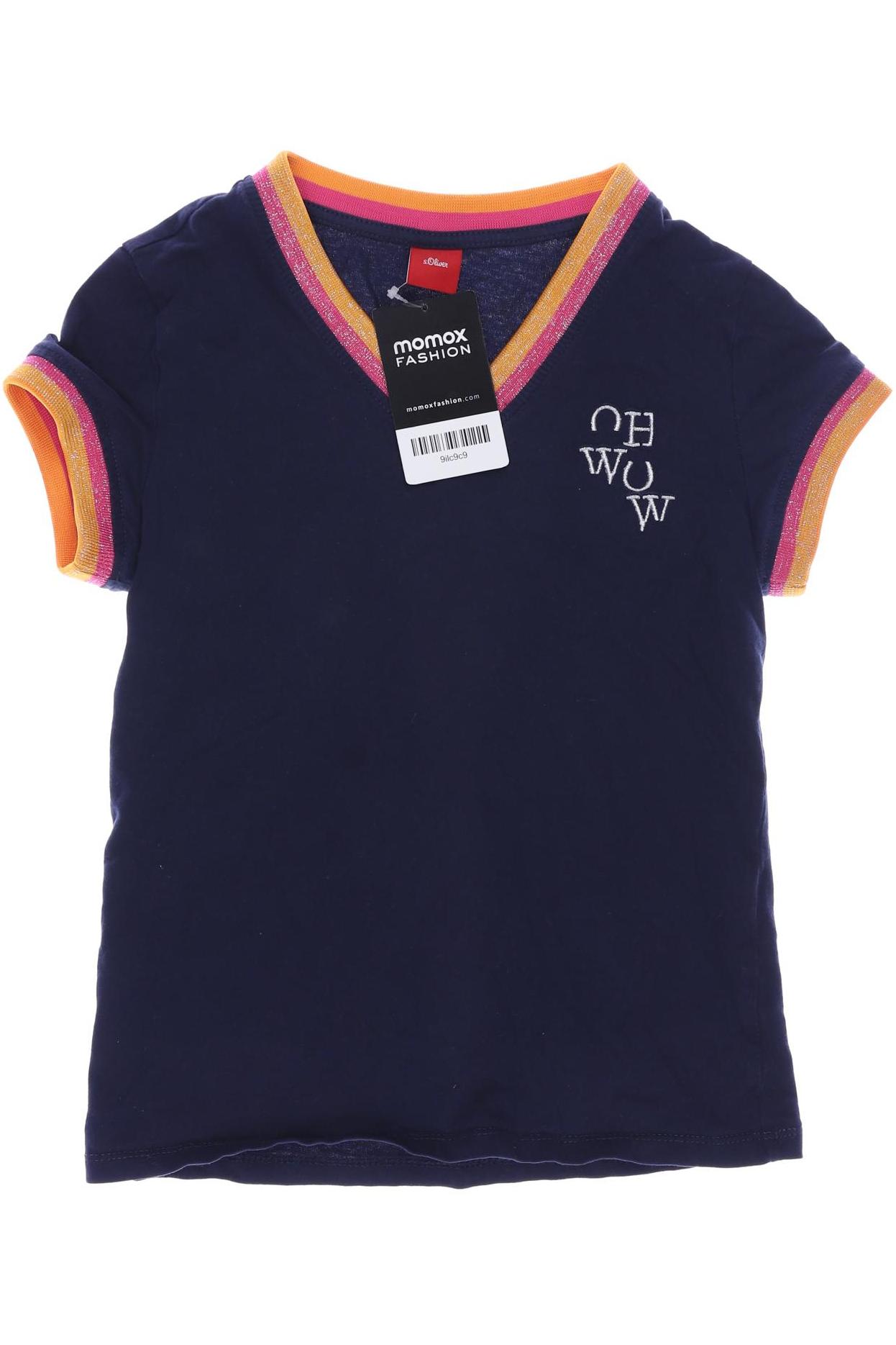 

s.Oliver Mädchen T-Shirt, marineblau